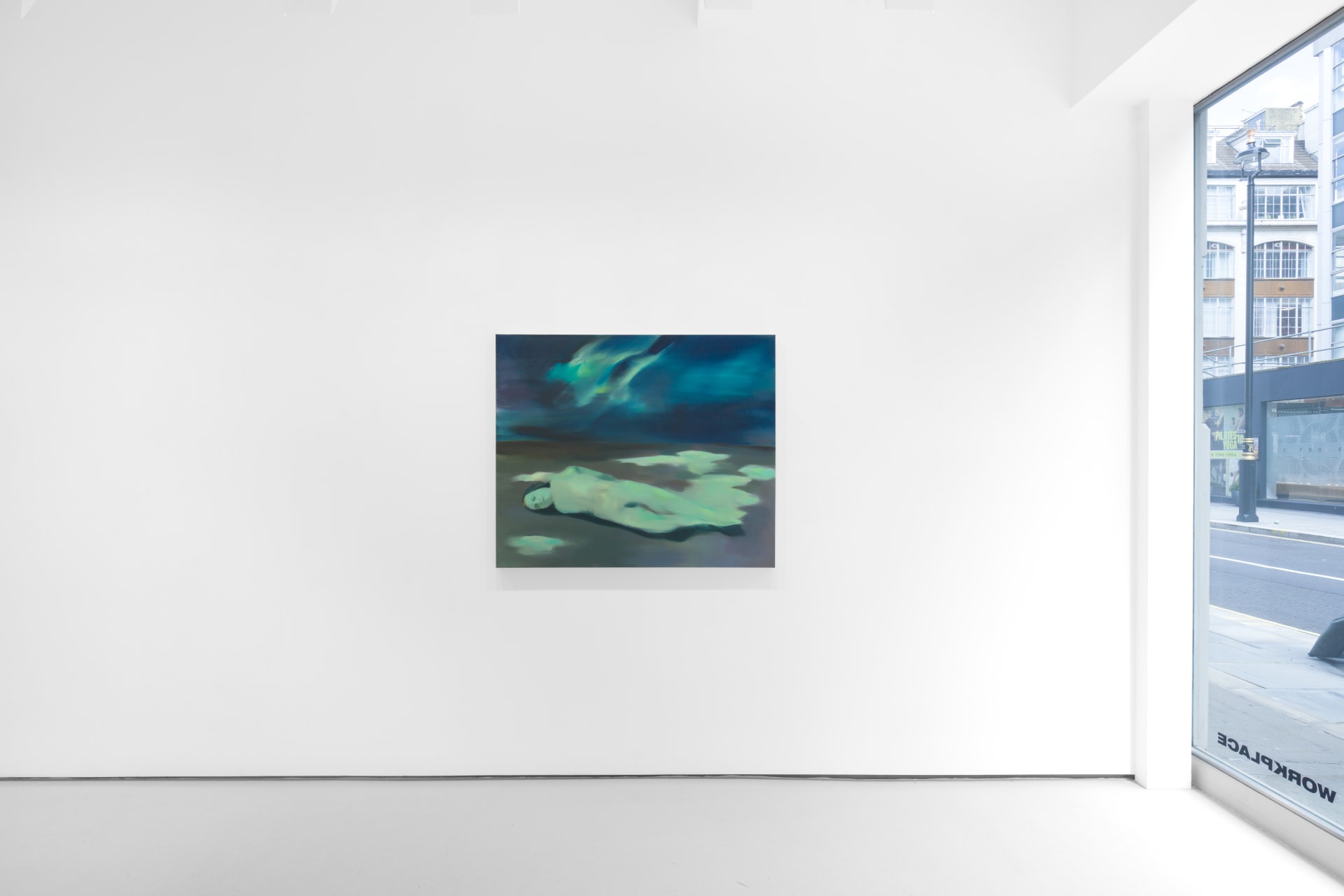 Installation views of Cathleen Clarke's solo exhibition 'A New Path' at Workplace London