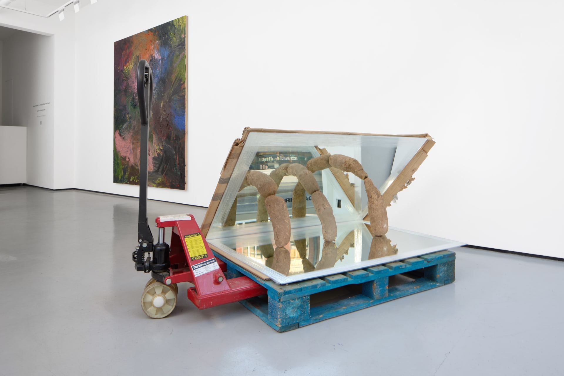 installation images of 'and in and out of weeks' at Workplace | London by Tom Carter