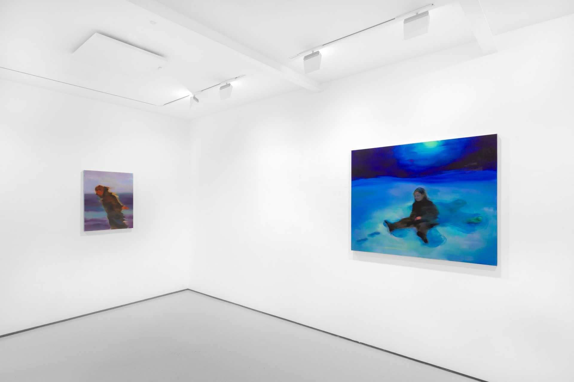Installation views of Cathleen Clarke's solo exhibition 'A New Path' at Workplace London