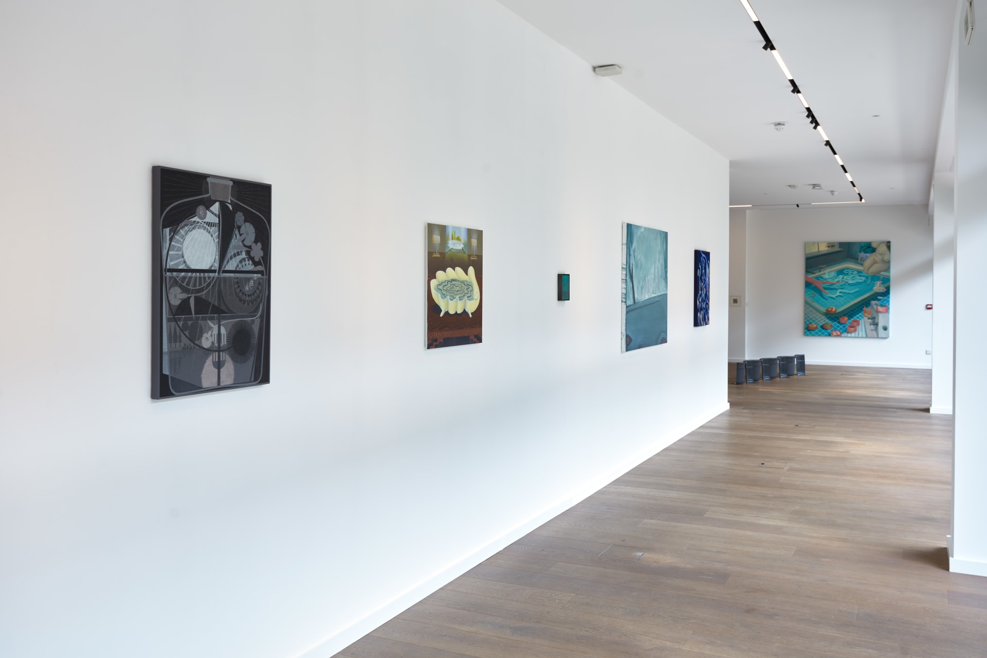 Installation photographs of 'This is Water' a group exhibition at Workplace | London