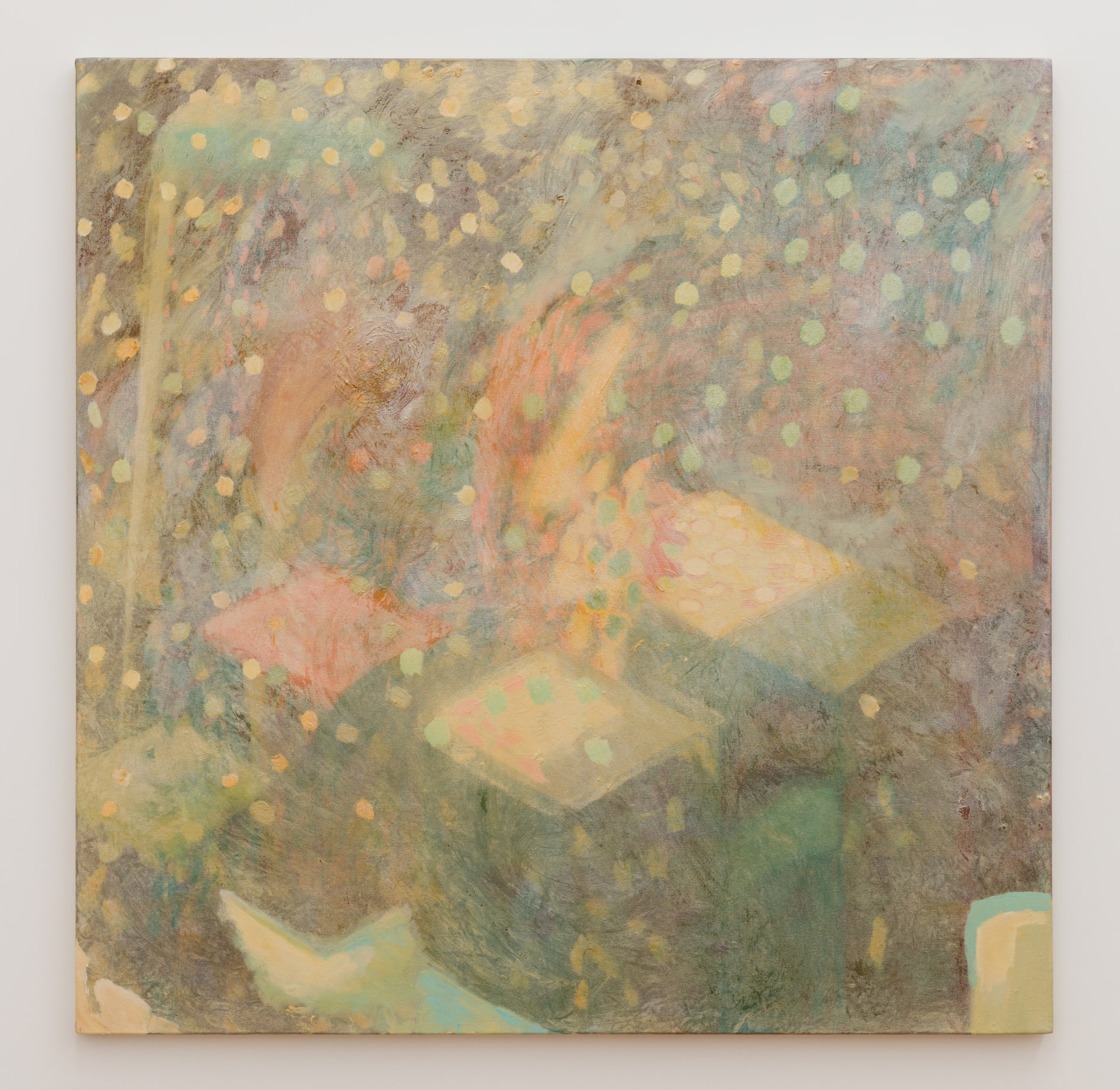 abstract painting called snow city by phoebe unwin