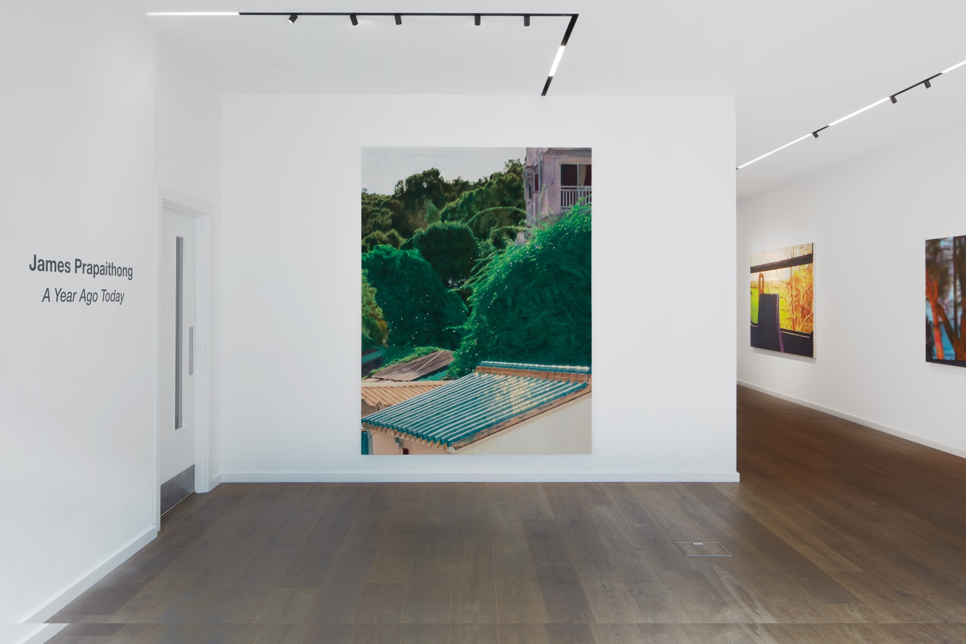 Install images of James Prapaithong's exhibition 'A Year Ago Today' at Workplace | London