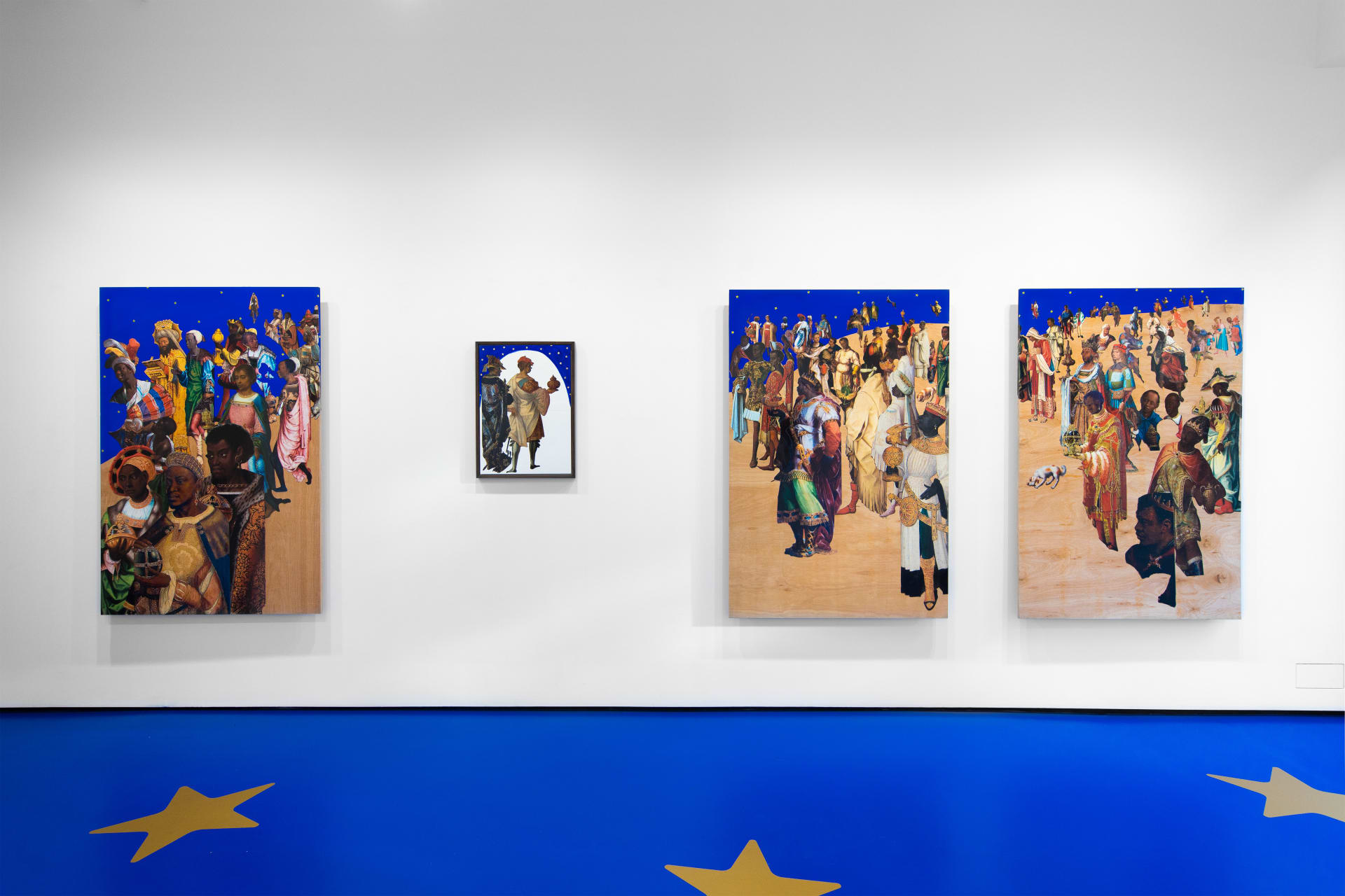 Installation photos of Rosa Johan Uddoh's exhibition 'Star Power' at Workplace | London 