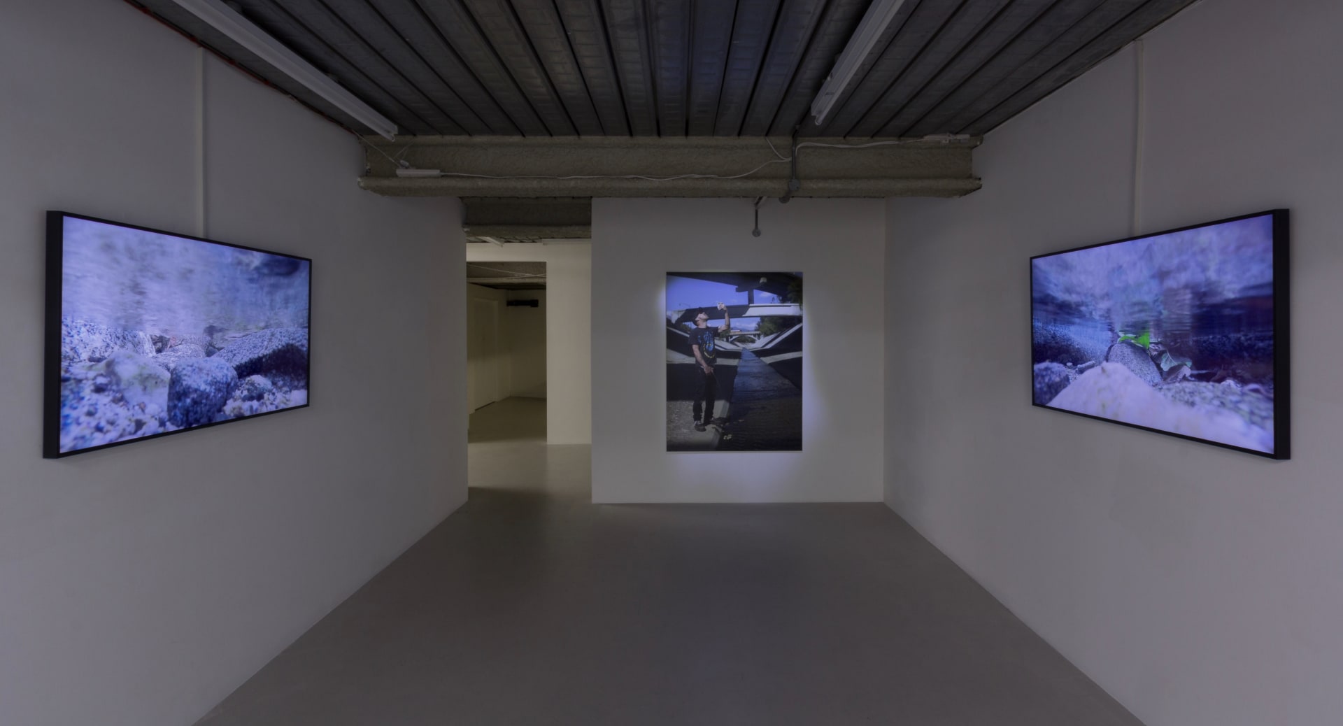 Installation documentation of Joel Kyack's exhibition "Hold On Tightly / Let Go Lightly" at Workplace | London