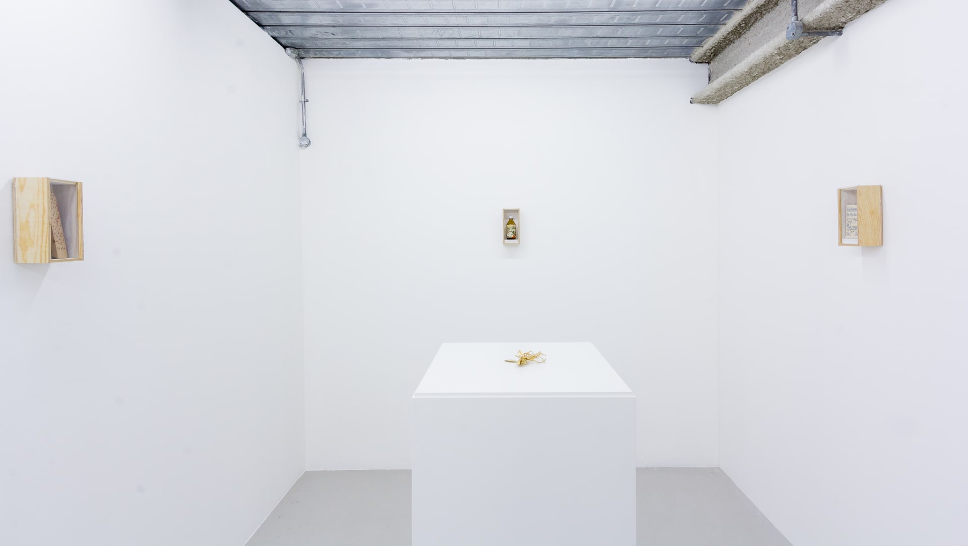 Installation photographs of Joseph Beuys: Wirtschaftswert at Workplace | London