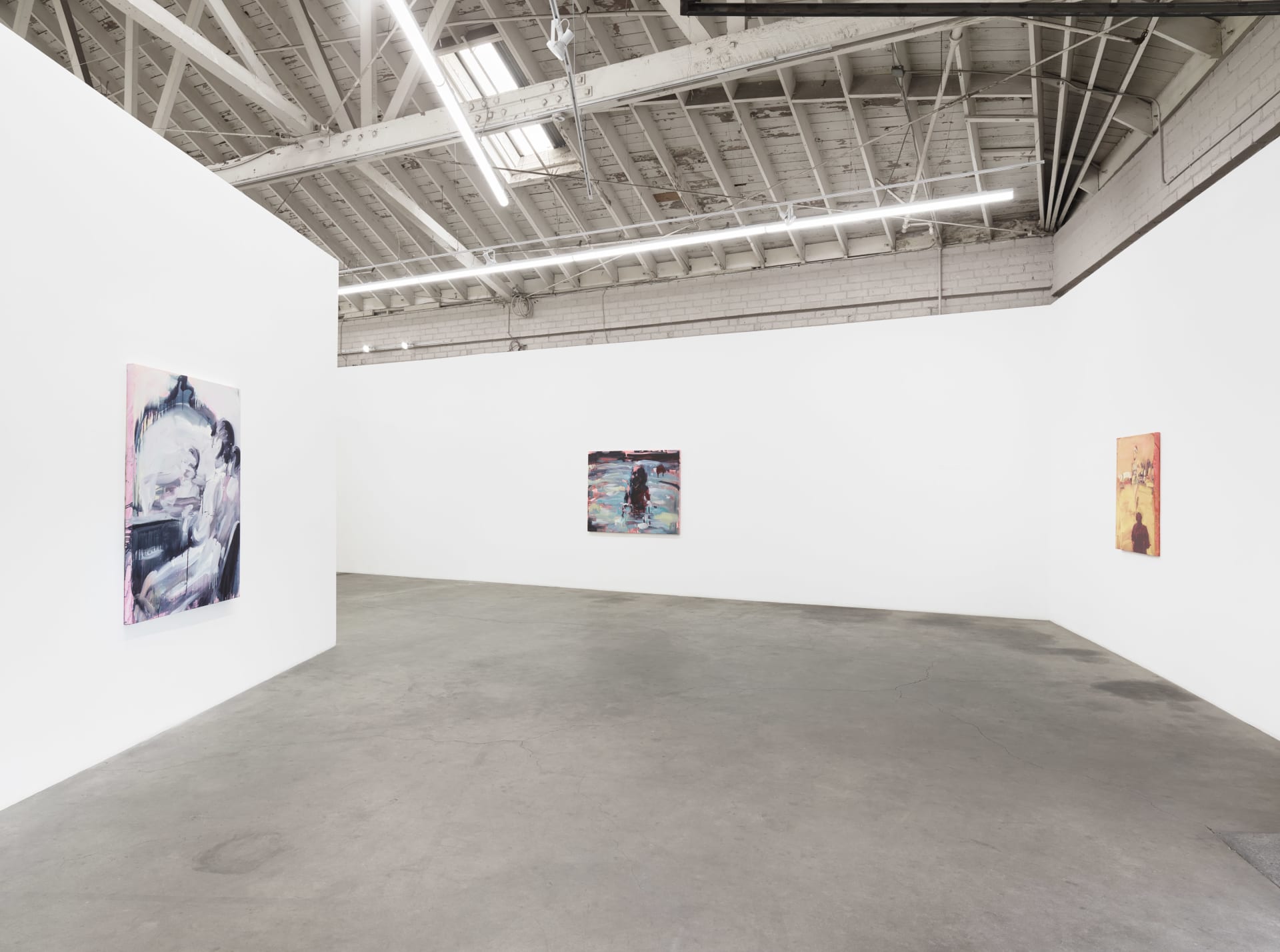Installation images of Laura Lancaster's solo exhibition at Night Gallery, Los Angeles