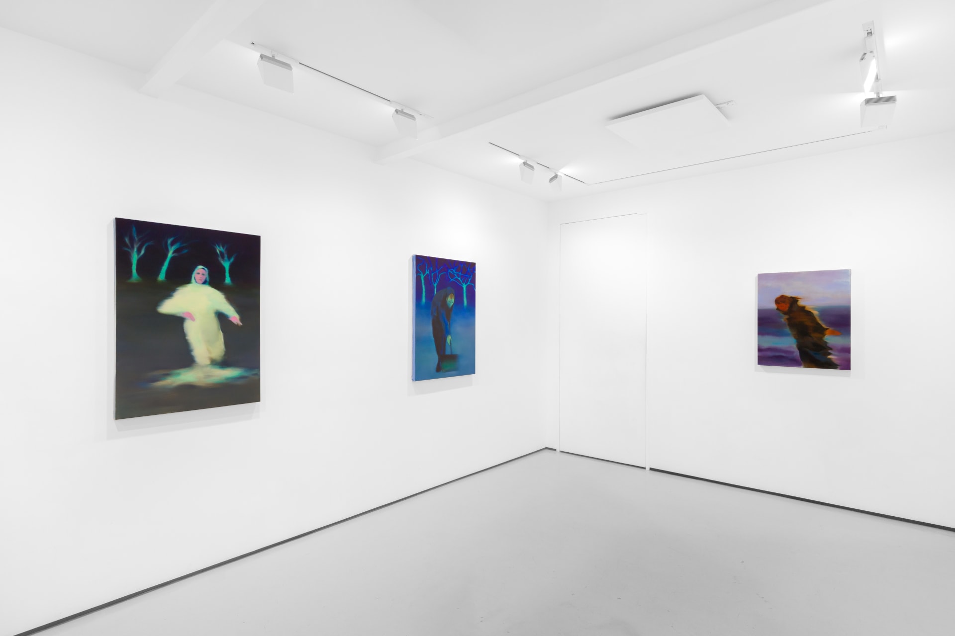 Installation views of Cathleen Clarke's solo exhibition 'A New Path' at Workplace London