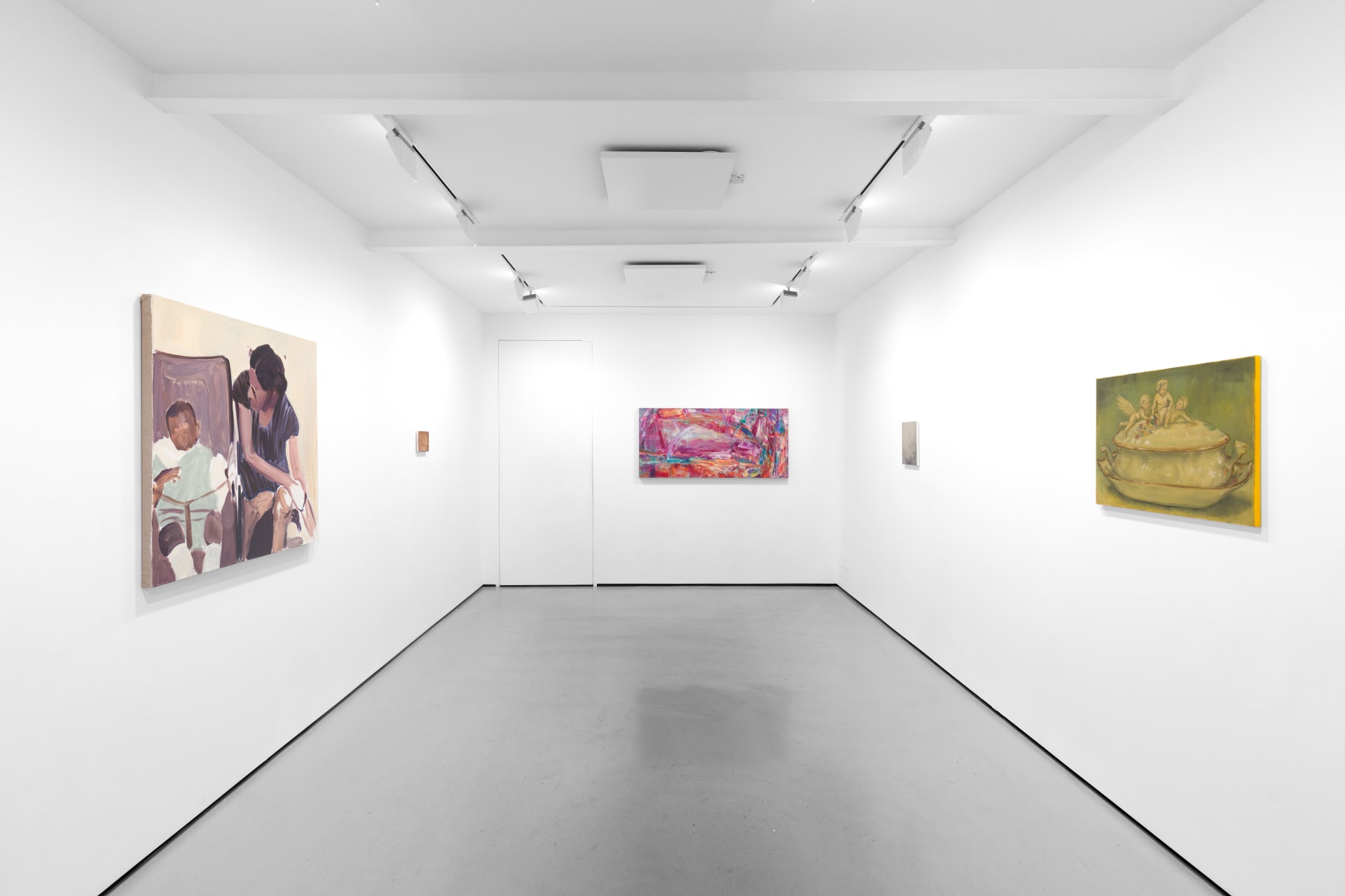Installation view of the group exhibition Cold Enough for Snow