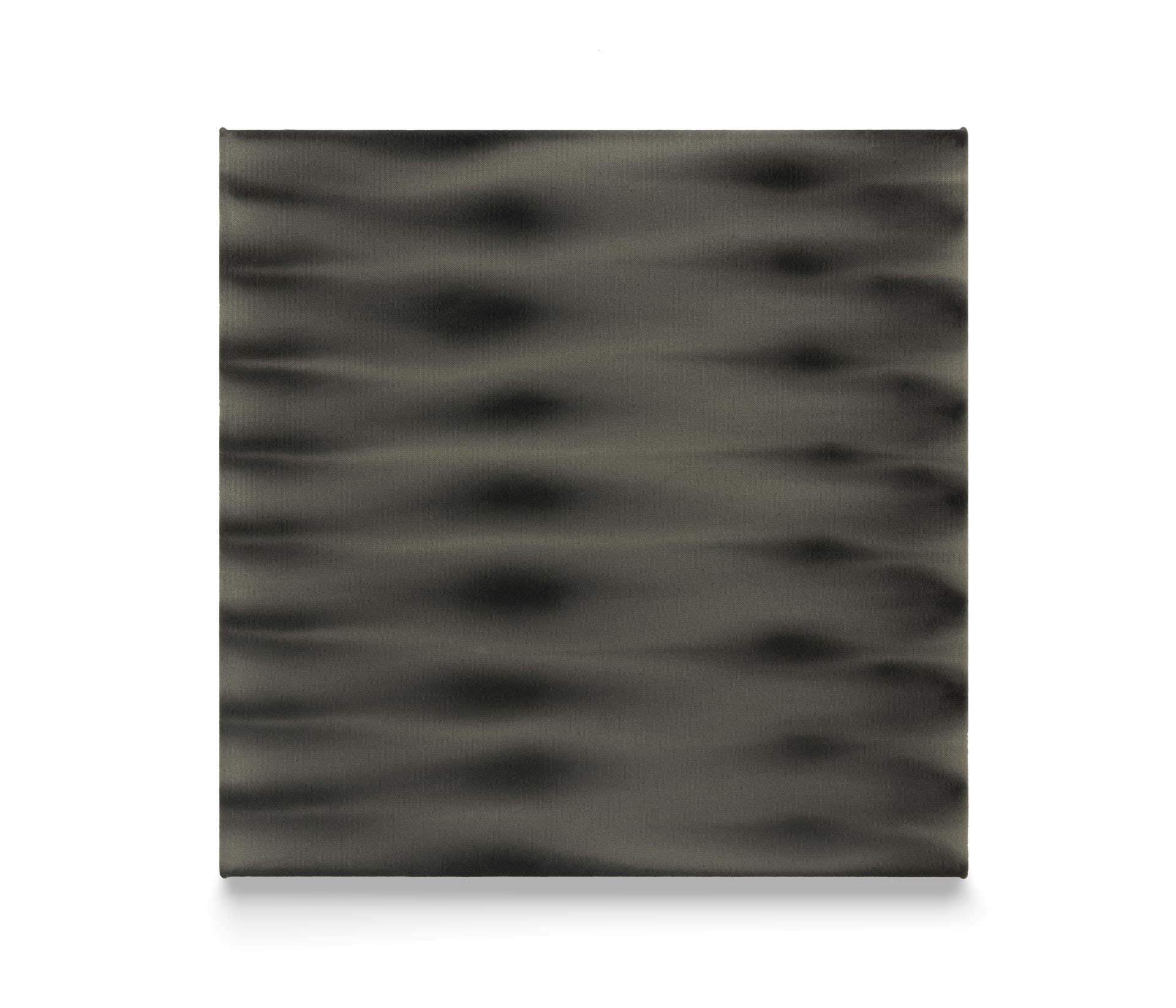 a square monochromatic painting by Paul Barlow