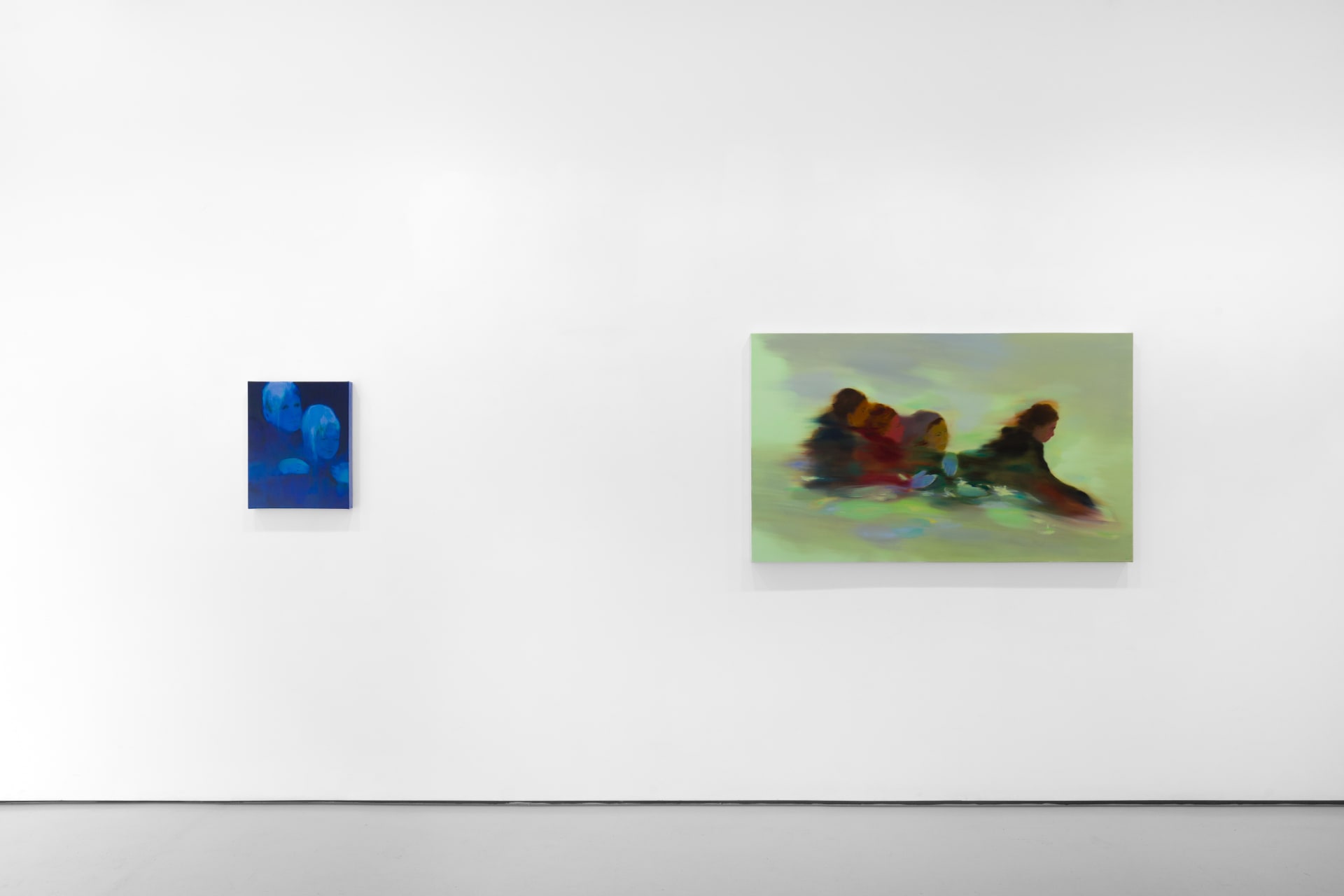 Installation views of Cathleen Clarke's solo exhibition 'A New Path' at Workplace London