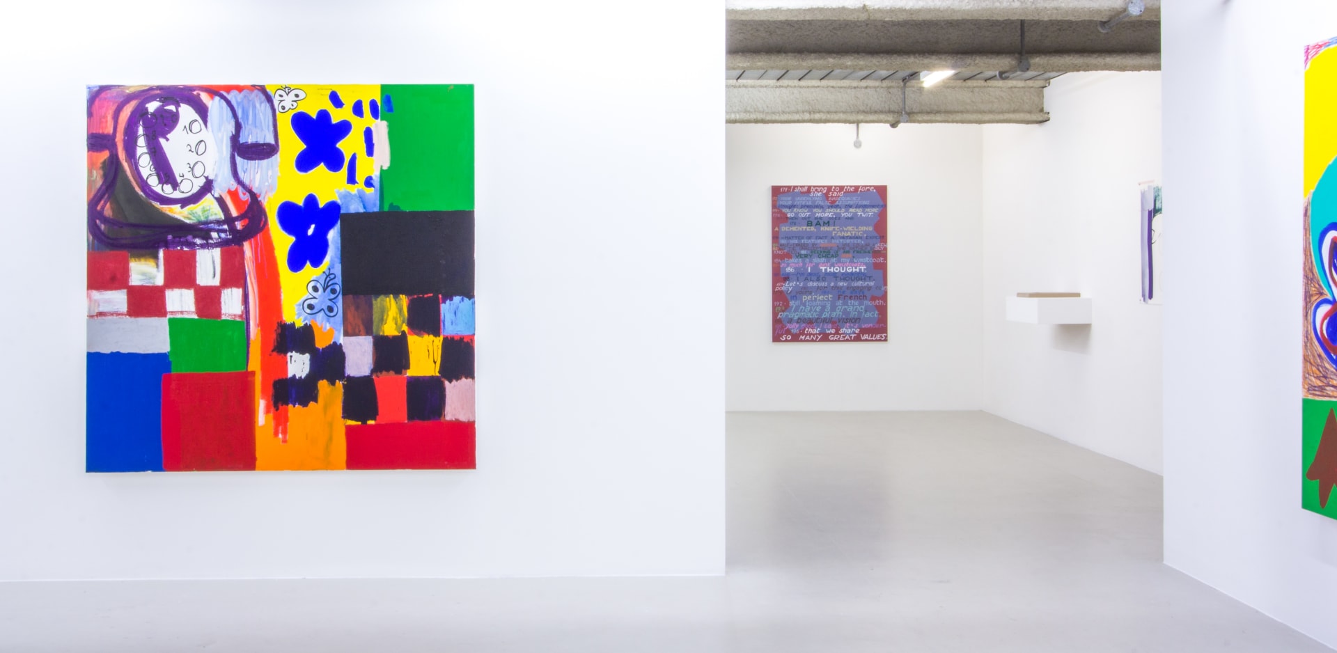 Installation documentation from 'Later Is Now' a group exhibition curated by Hugo Canoilas at Workplace | London