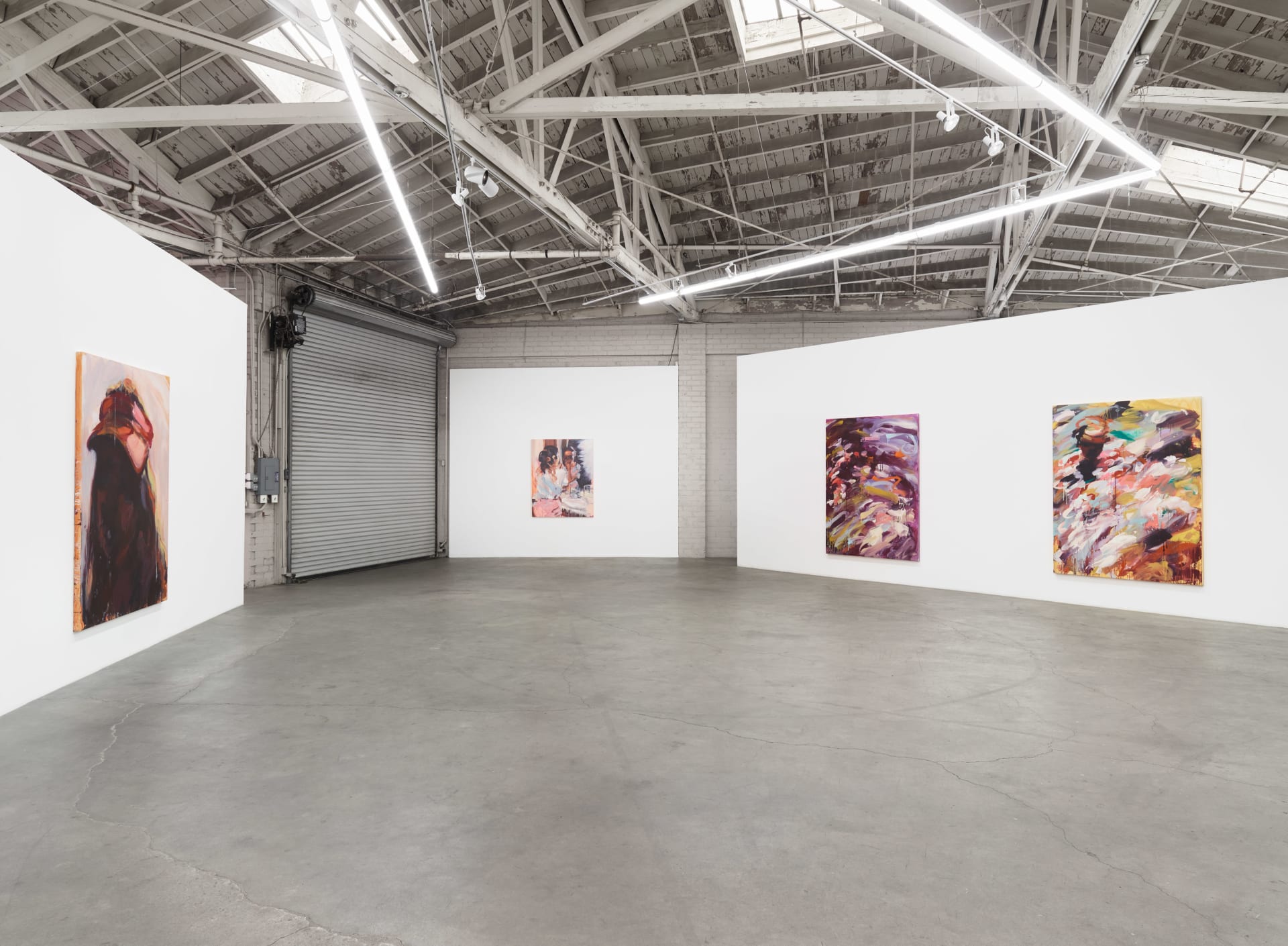 Installation images of Laura Lancaster's solo exhibition at Night Gallery, Los Angeles