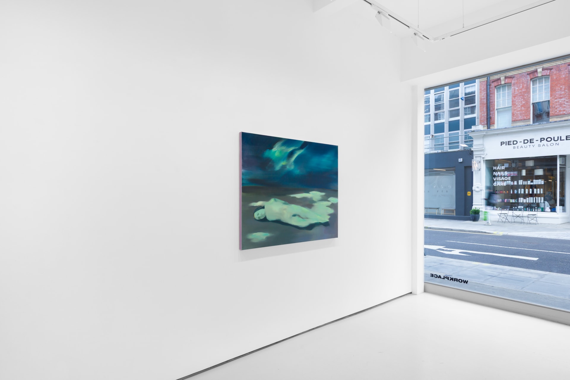 Installation views of Cathleen Clarke's solo exhibition 'A New Path' at Workplace London