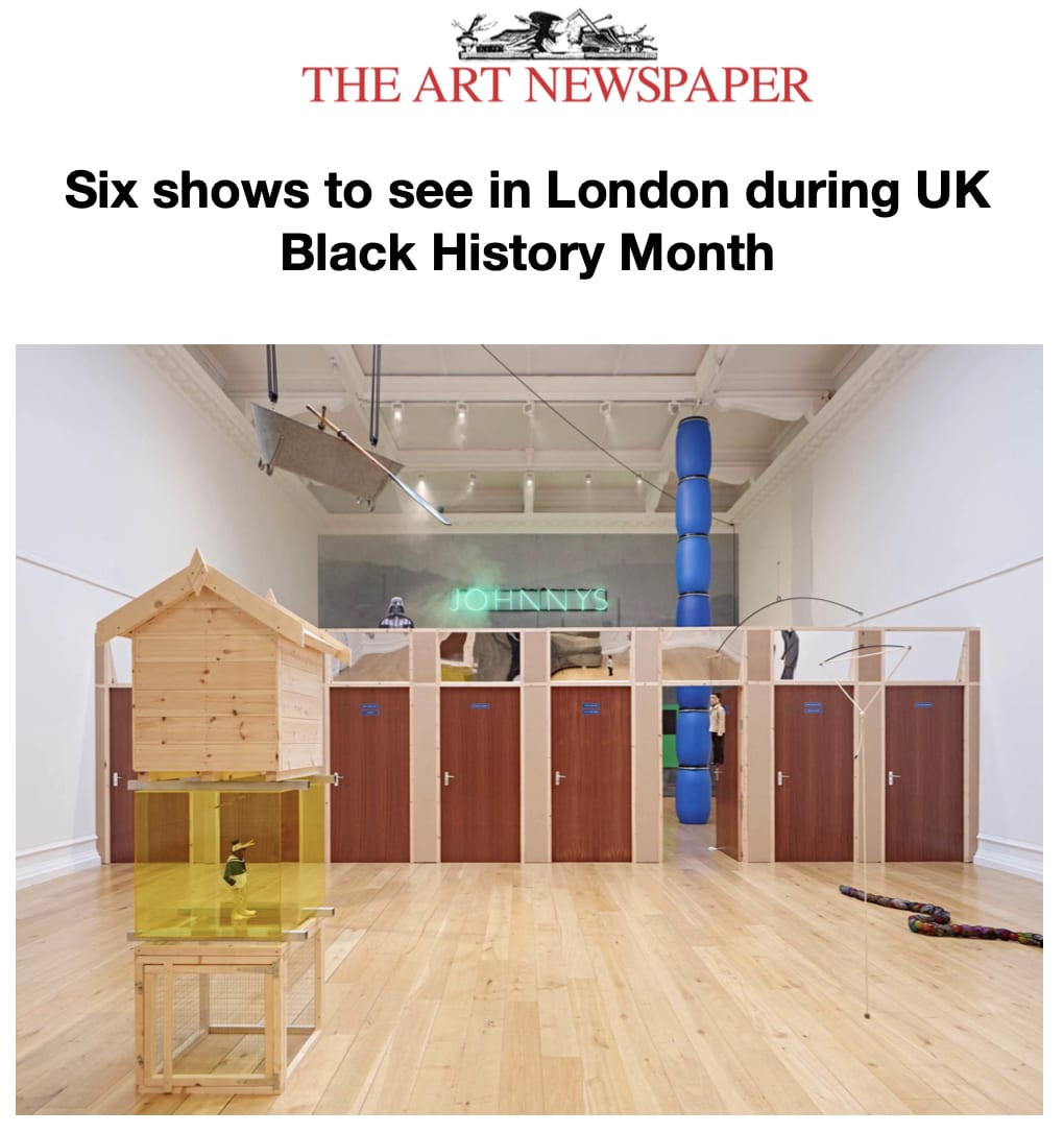 The Art Newspaper ‘Six shows to see in London during UK Black History Month’ 21 October 2022 Chinma Johnson-Nwosu