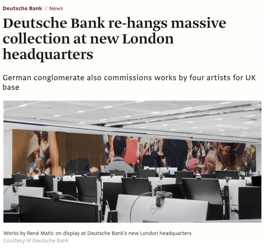 The Art Newspaper Deutsch Bank re-hangs massive collection at new London headquarters 3 September 2024 Gareth Harris