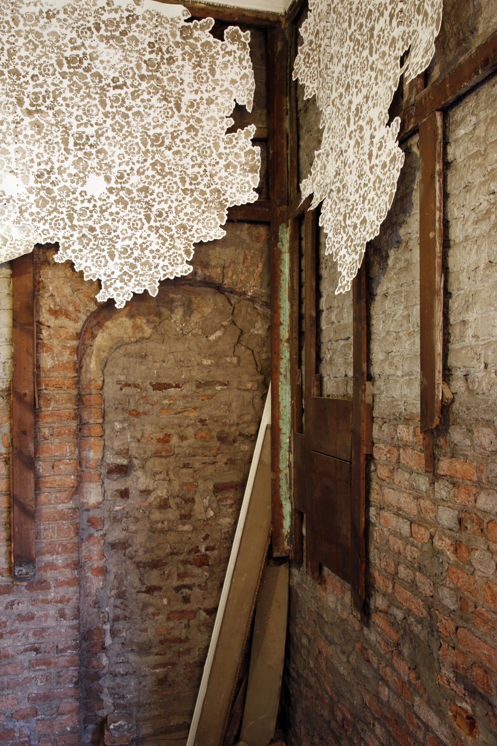 Catherine Bertola, Layer/s, lost without trace (detail), 2009