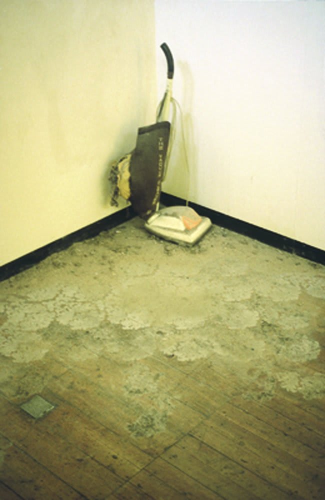 Catherine Bertola, Sweeping it Under, 1999