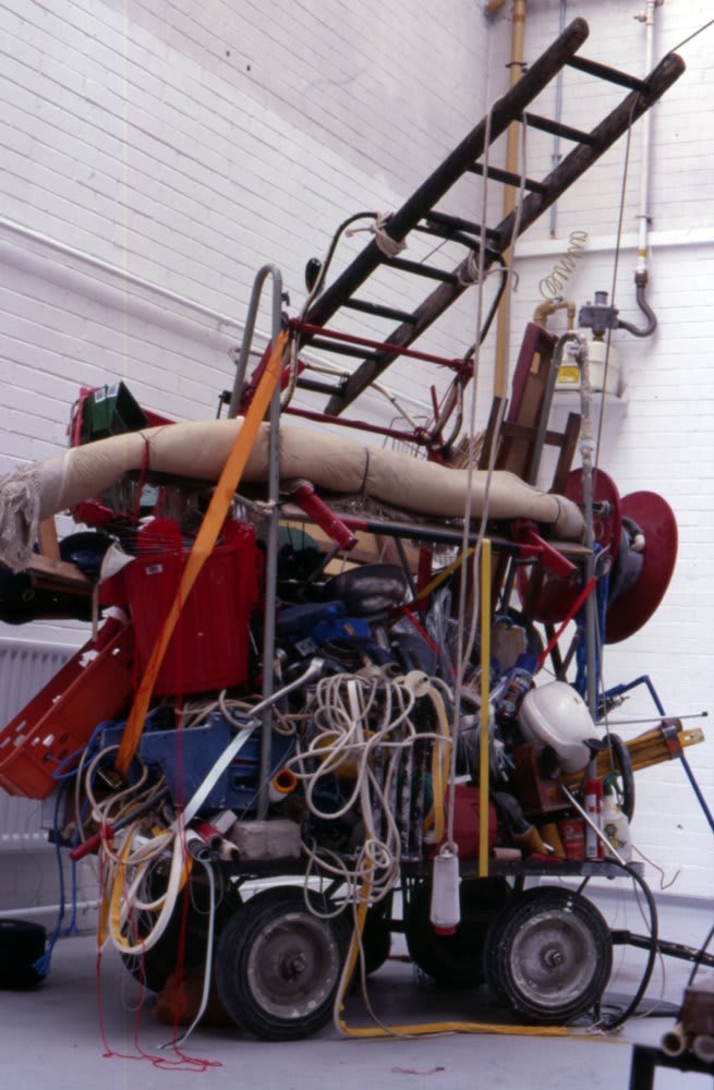 Darren Banks, Found Trolley Supporting Approximately 175 Found Objects, 2002