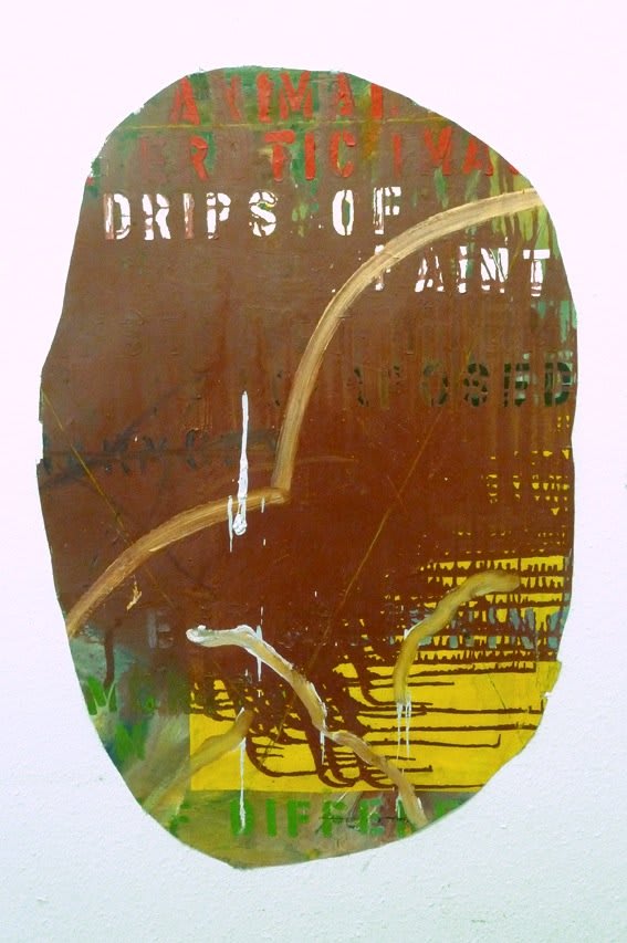 Hugo Canoilas, drips of paint