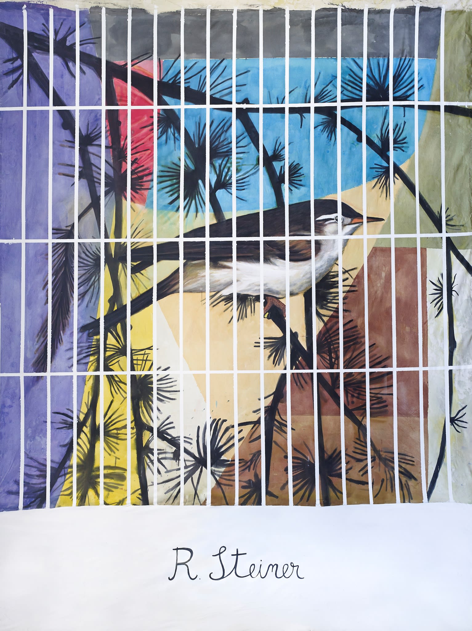 Hugo Canoilas, Rudolph Steiner in a cage, 2014
