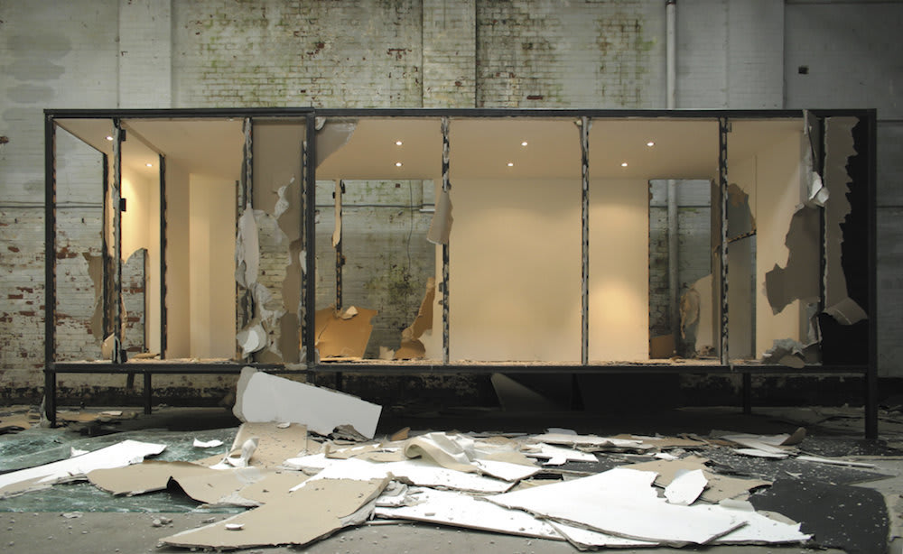 Miles Thurlow, Study For a Self Build Architecture (Destroyed By Thieves), 2005