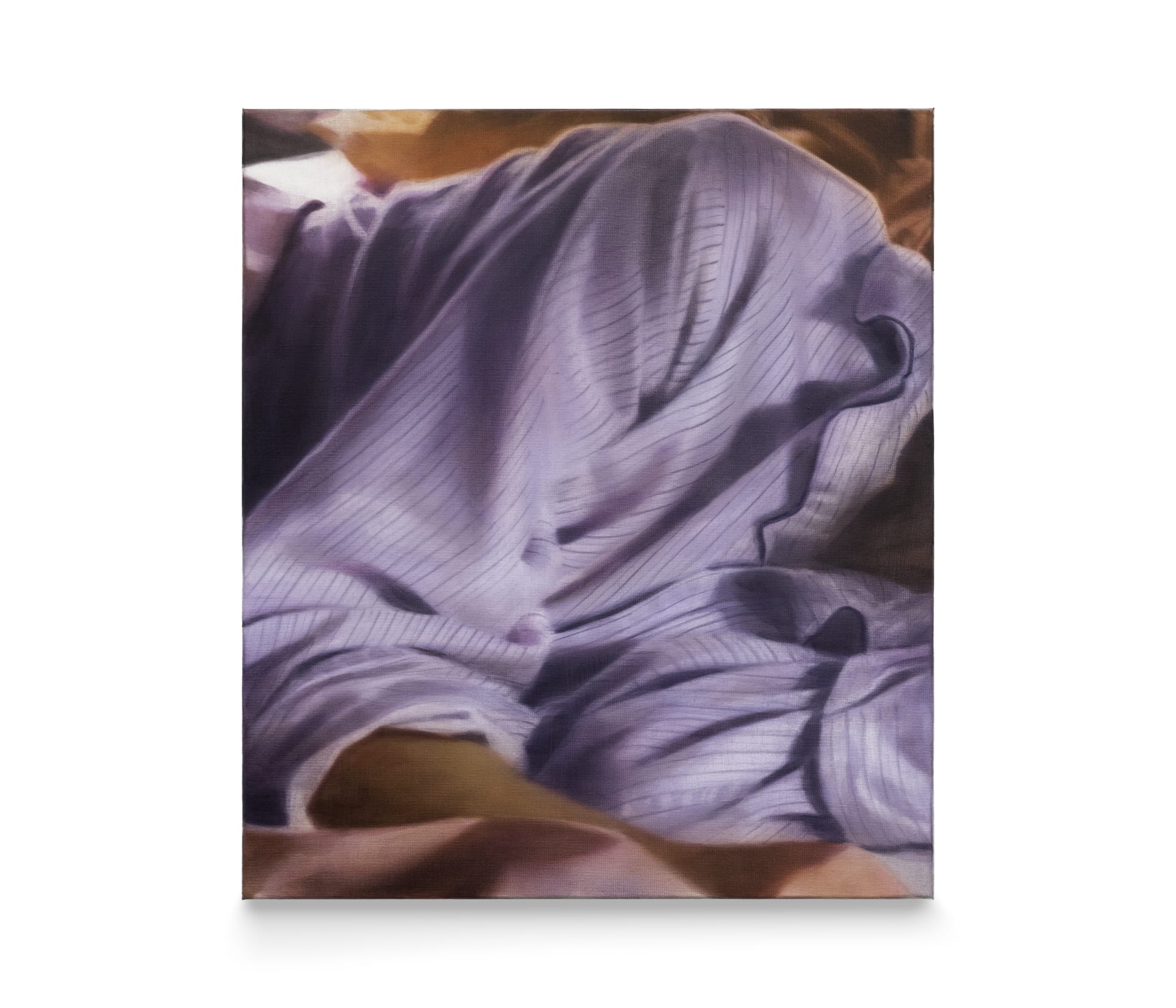 A painting by Rachel Lancaster of a person wearing a shirt