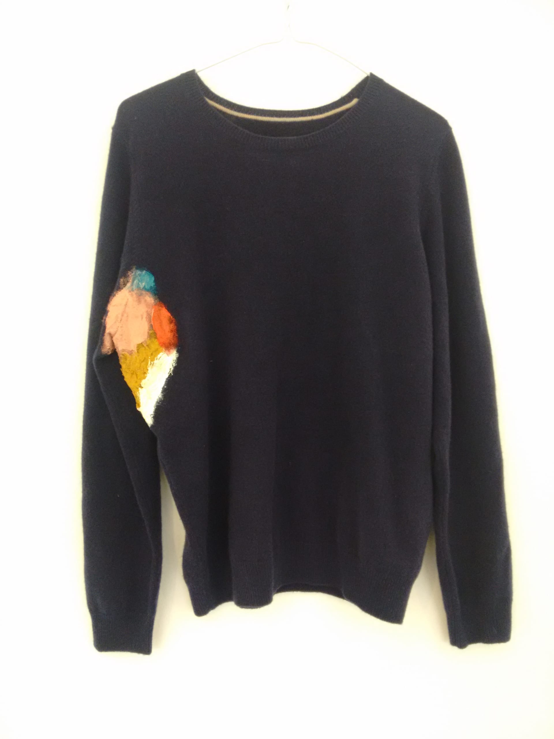 Susie Green, Painting Jumper (navy), 2016