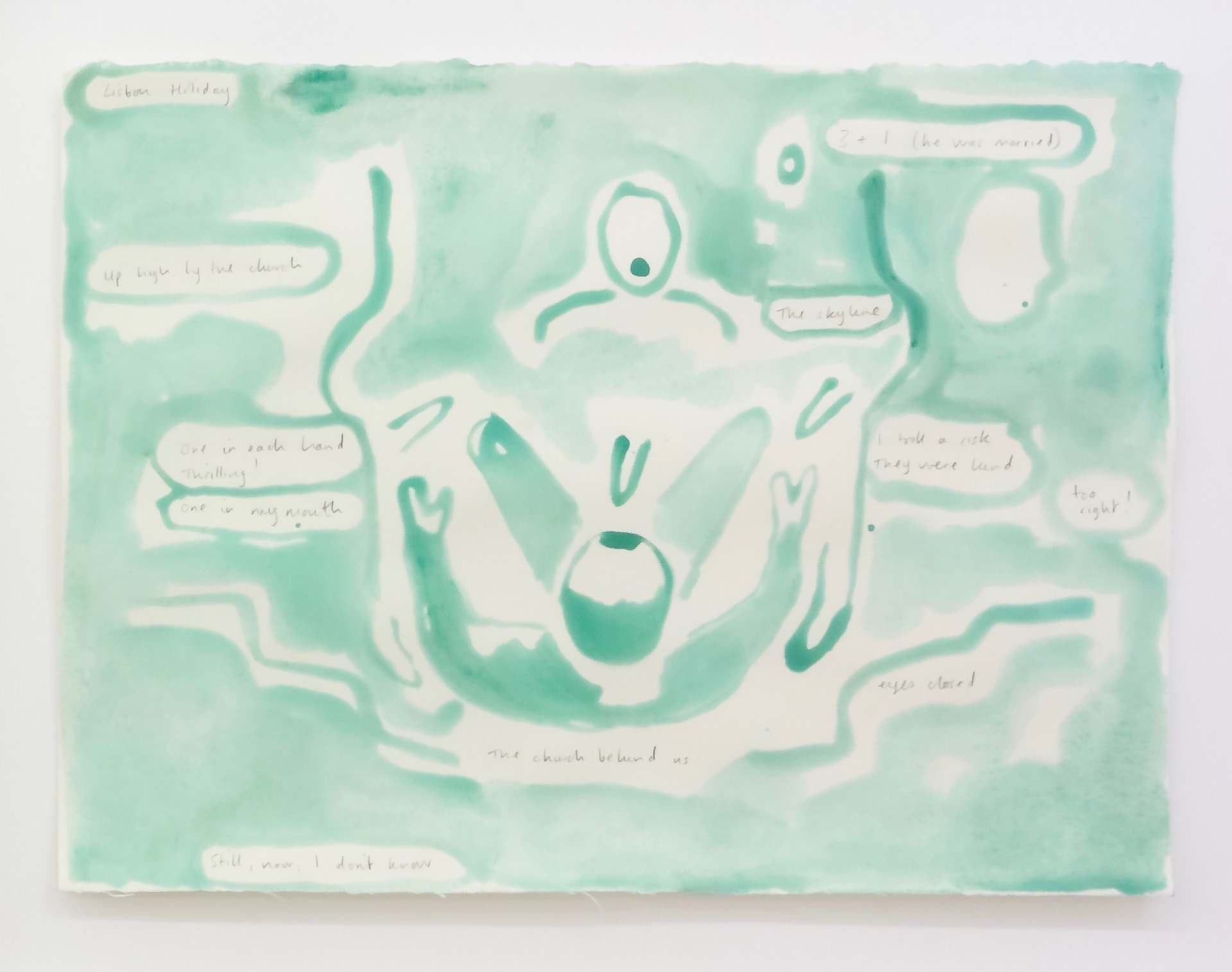 Susie Green, Up by the church in Lisbon (II), 2017