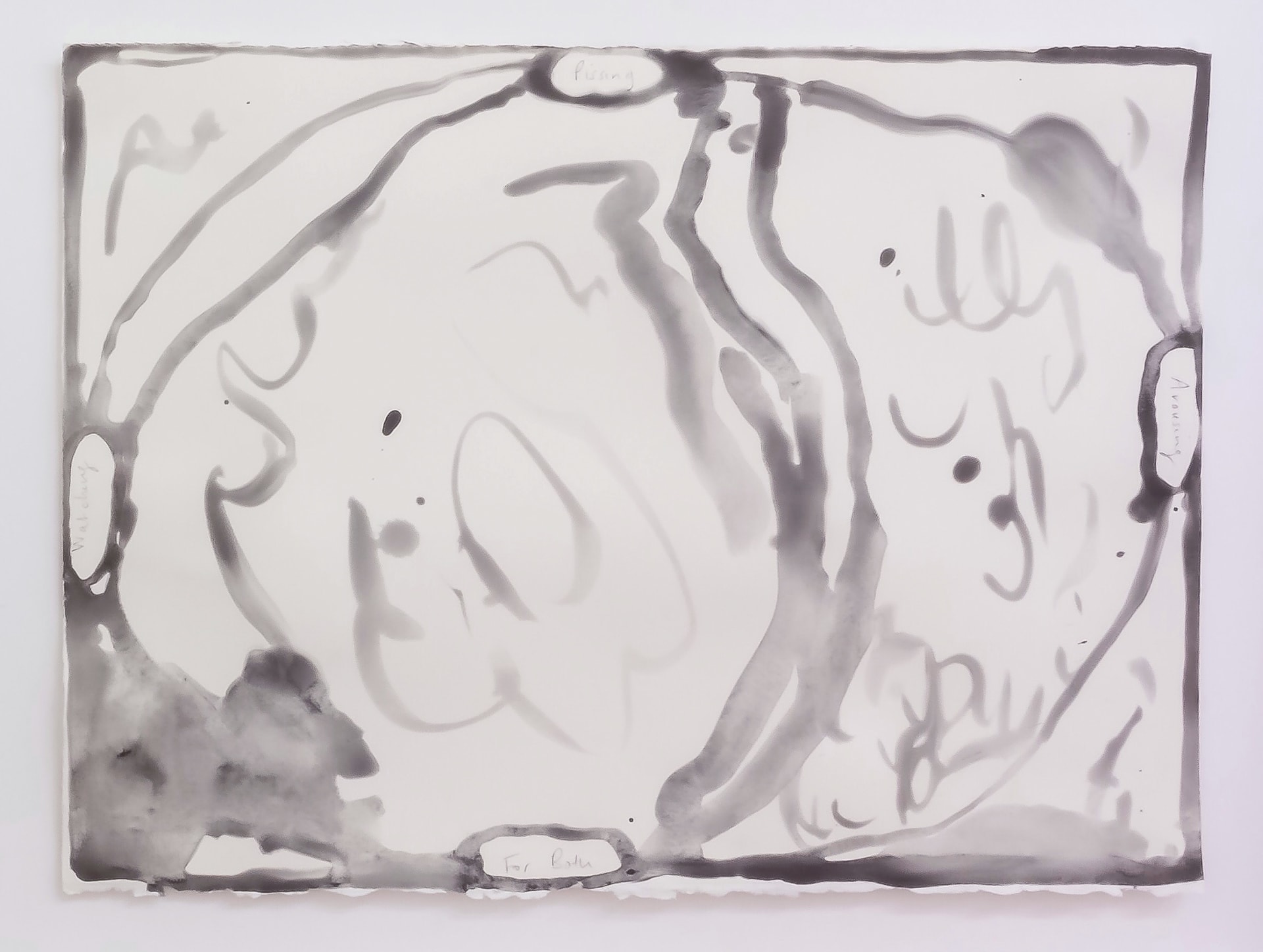 Susie Green, Watching, pissing, arousing for both (I), 2017