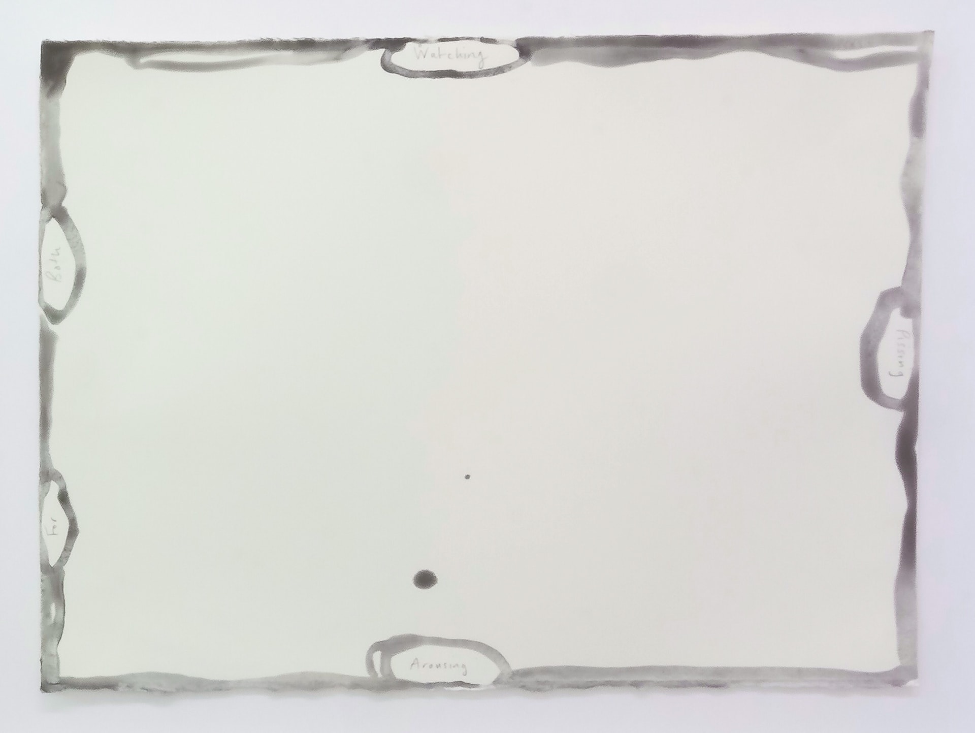 Susie Green, Watching, pissing, arousing for both (III), 2017