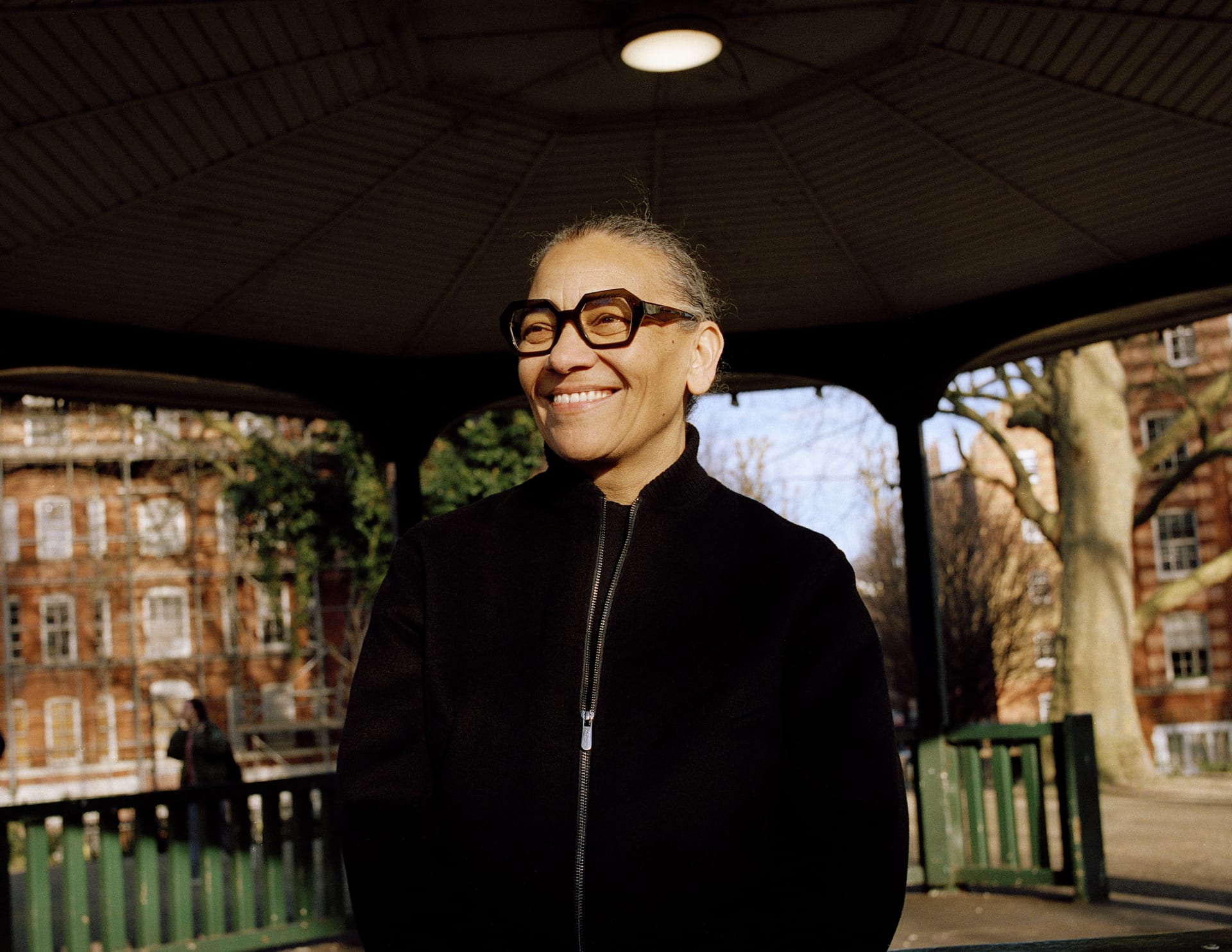 A portrait of Lubaina Himid