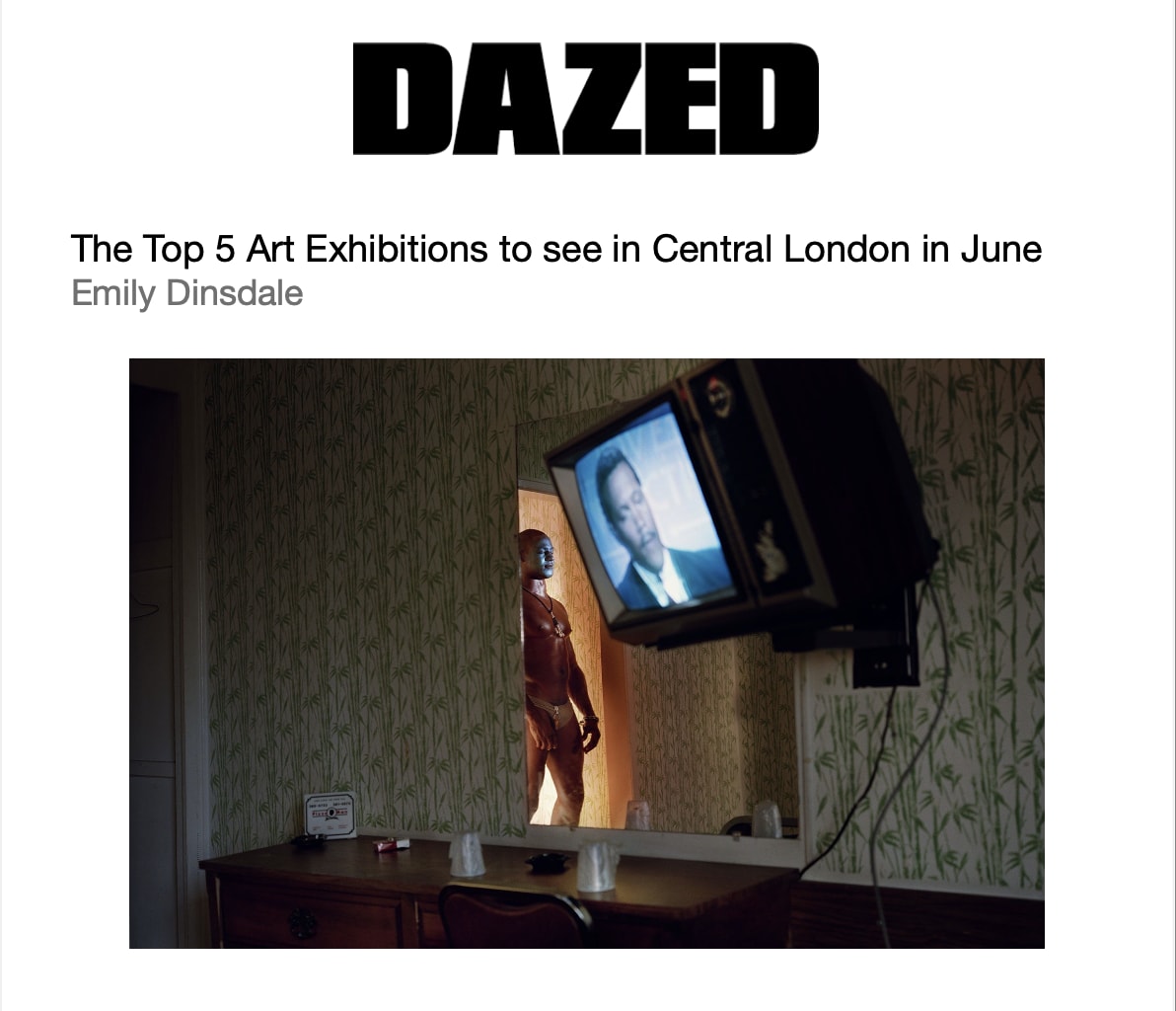 A press clipping of Dazed