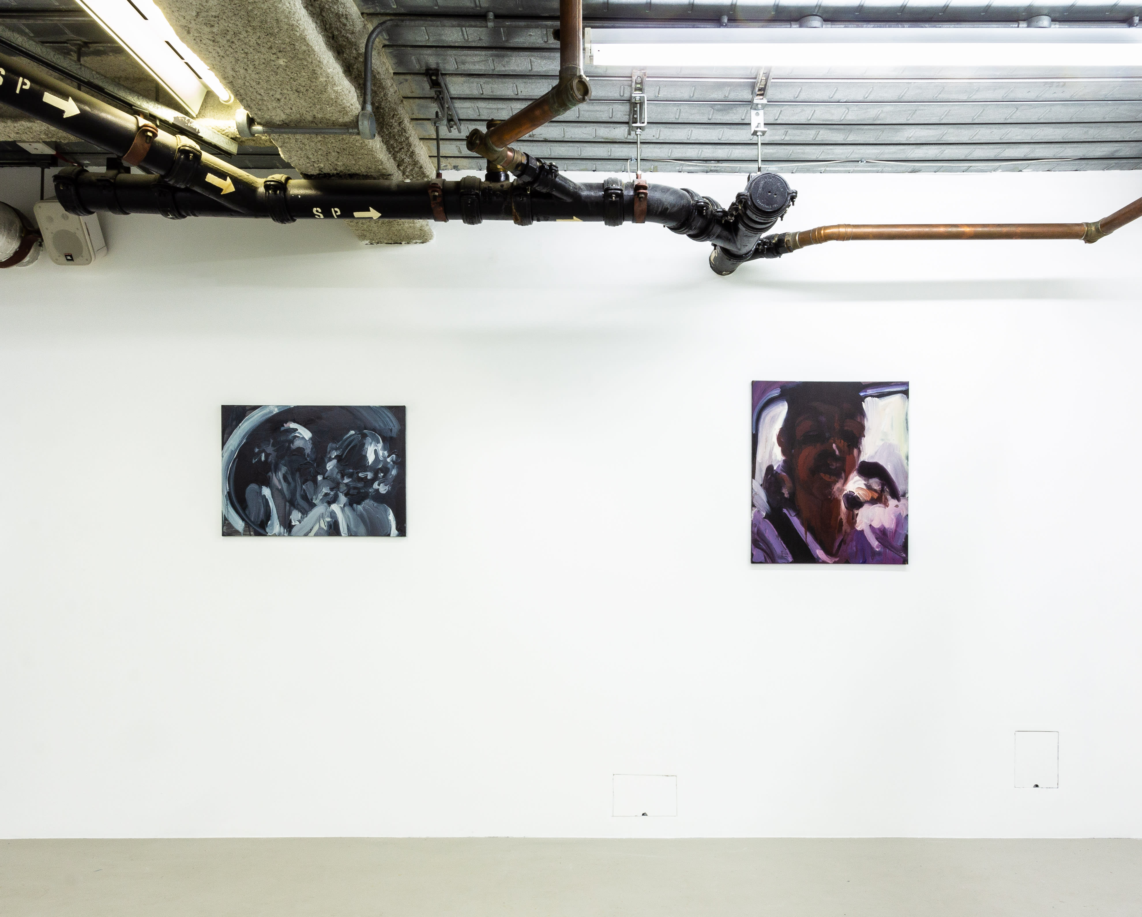 Installation photographs of Laura Lancaster's exhibition 'Shadows and Mirrors' at Workplace | London - 61 Conduit Street 