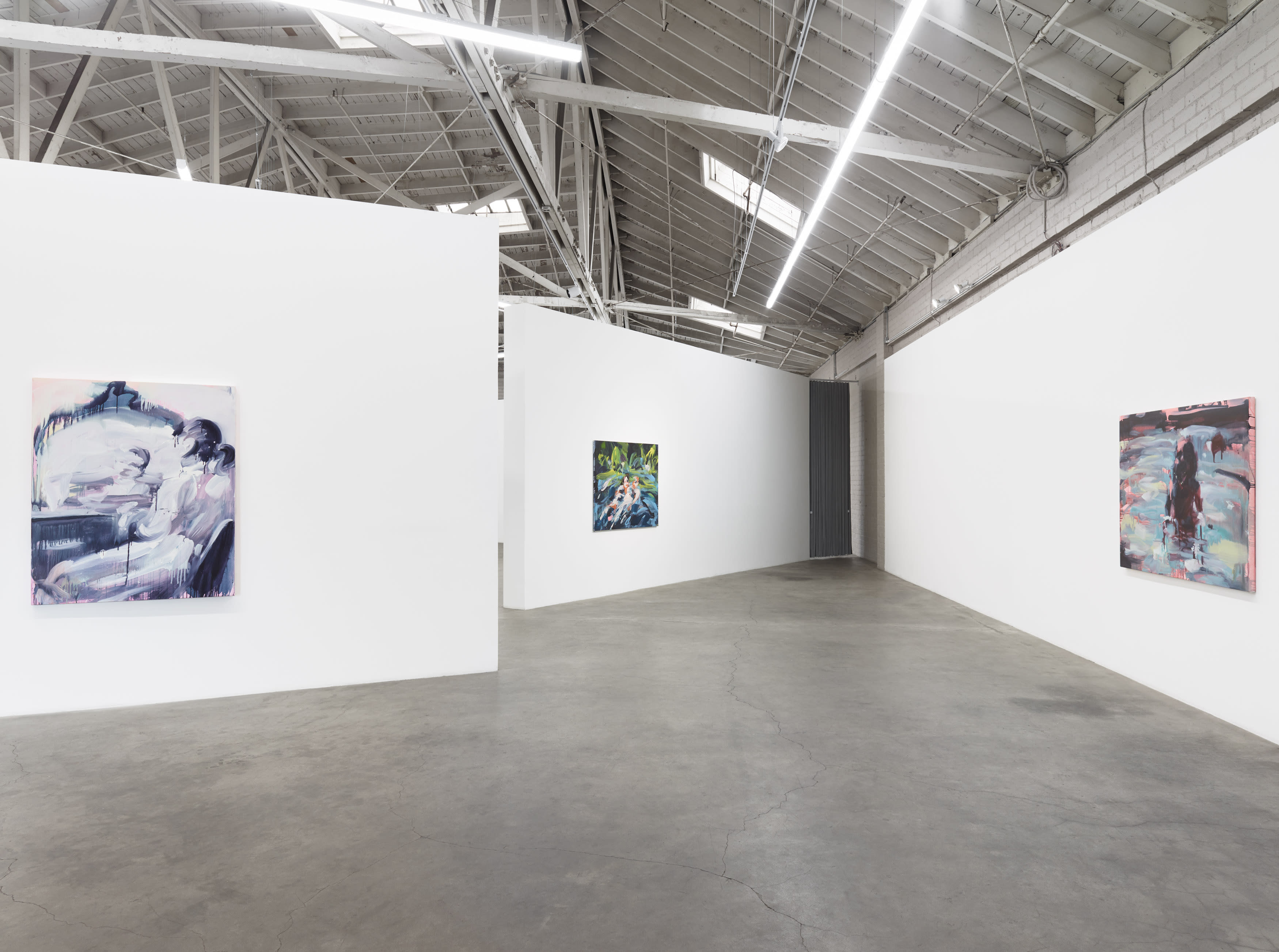 Installation images of Laura Lancaster's solo exhibition at Night Gallery, Los Angeles