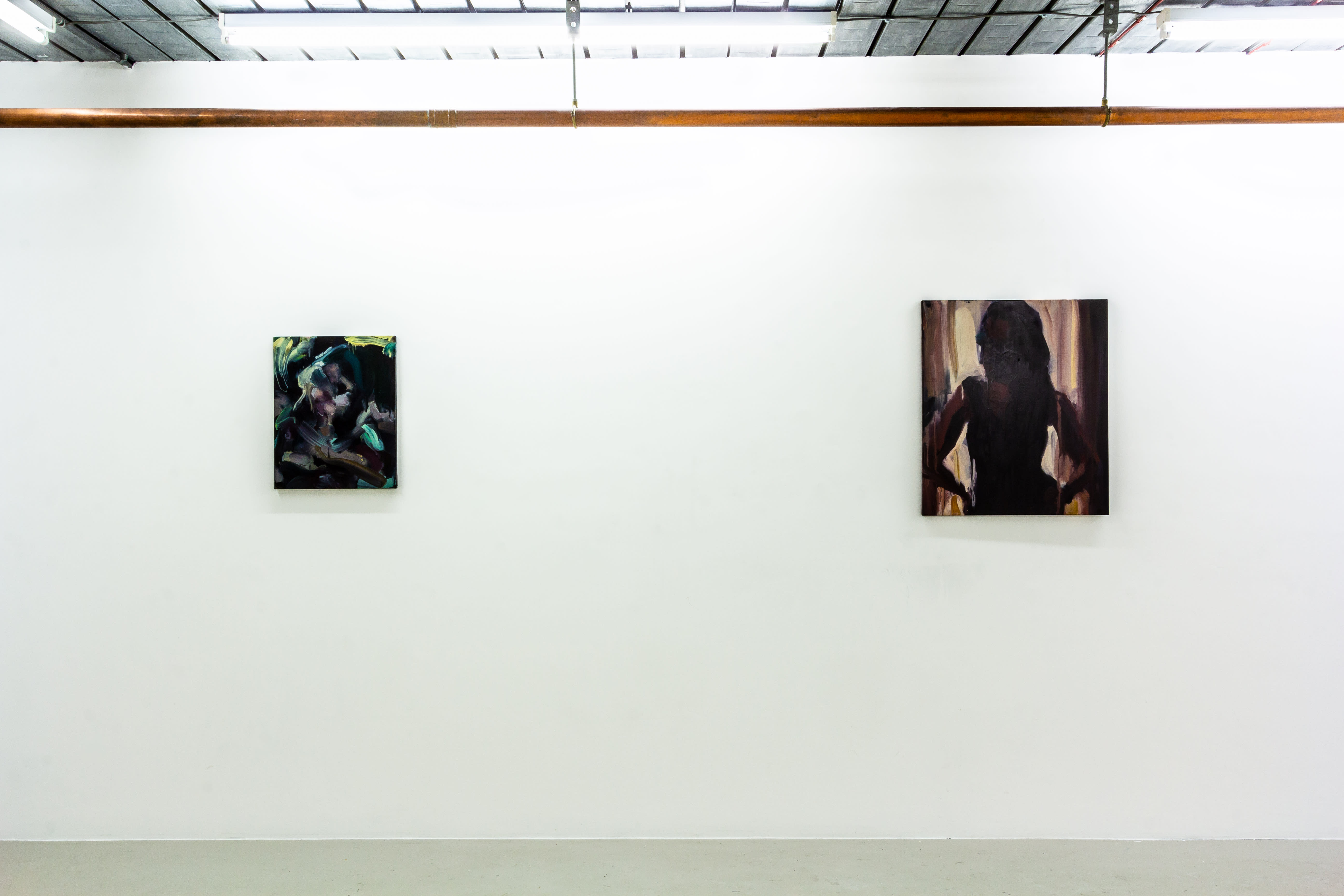 Installation photographs of Laura Lancaster's exhibition 'Shadows and Mirrors' at Workplace | London - 61 Conduit Street 