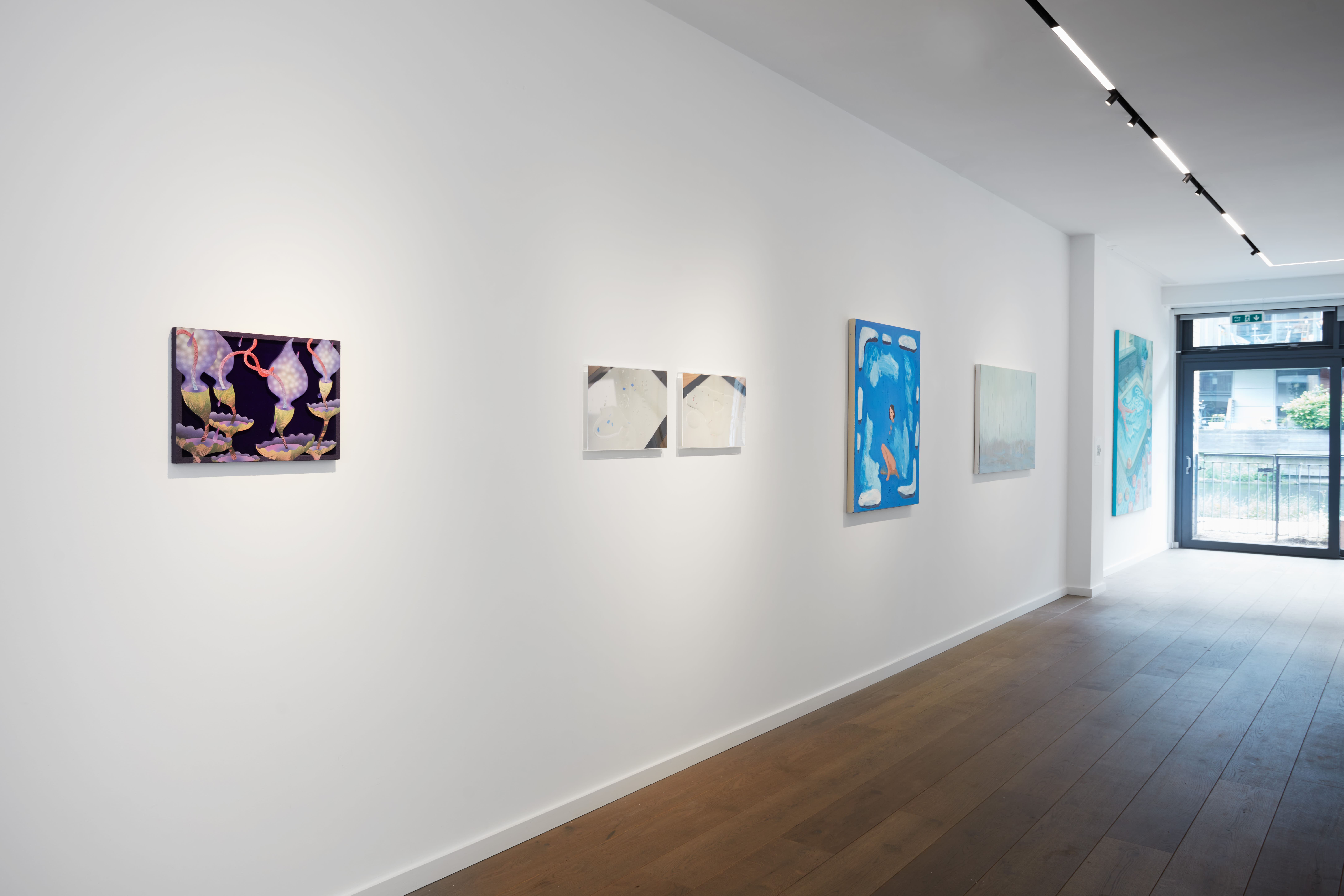 Installation photographs of 'This is Water' a group exhibition at Workplace | London