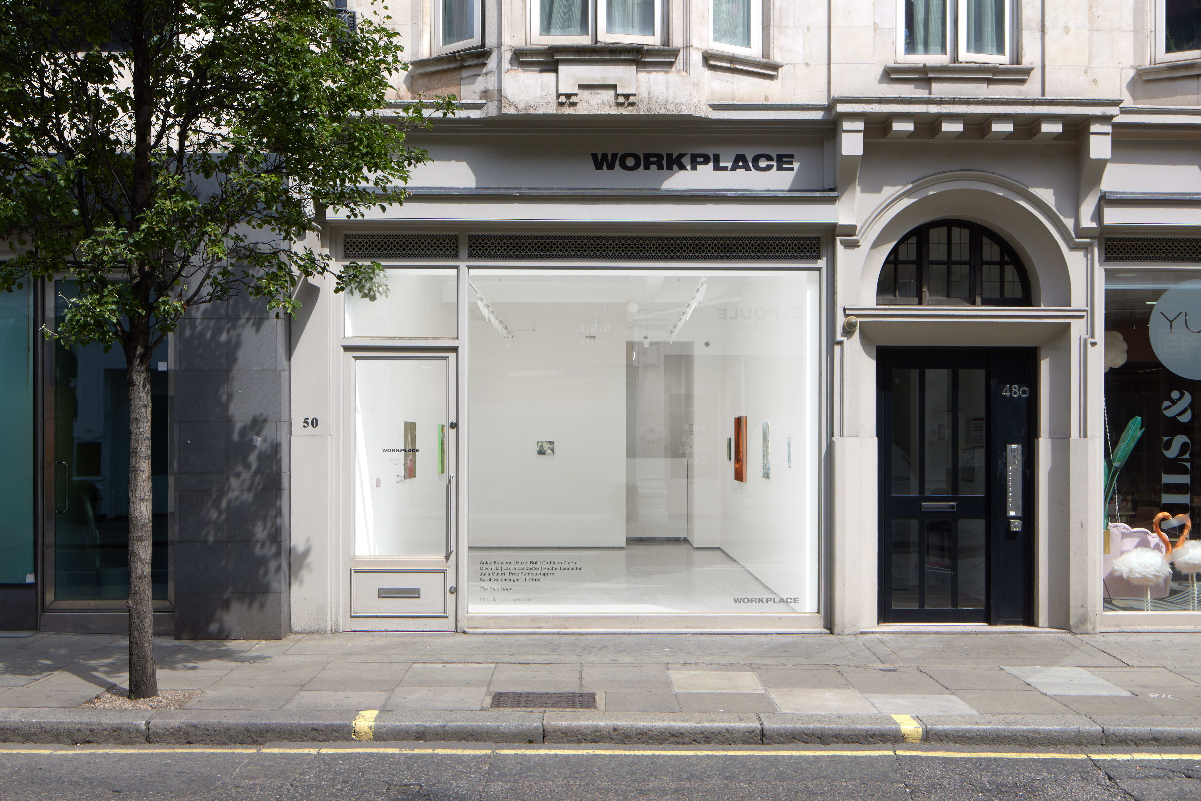 installation shots of The Blue Hour at Workplace | London