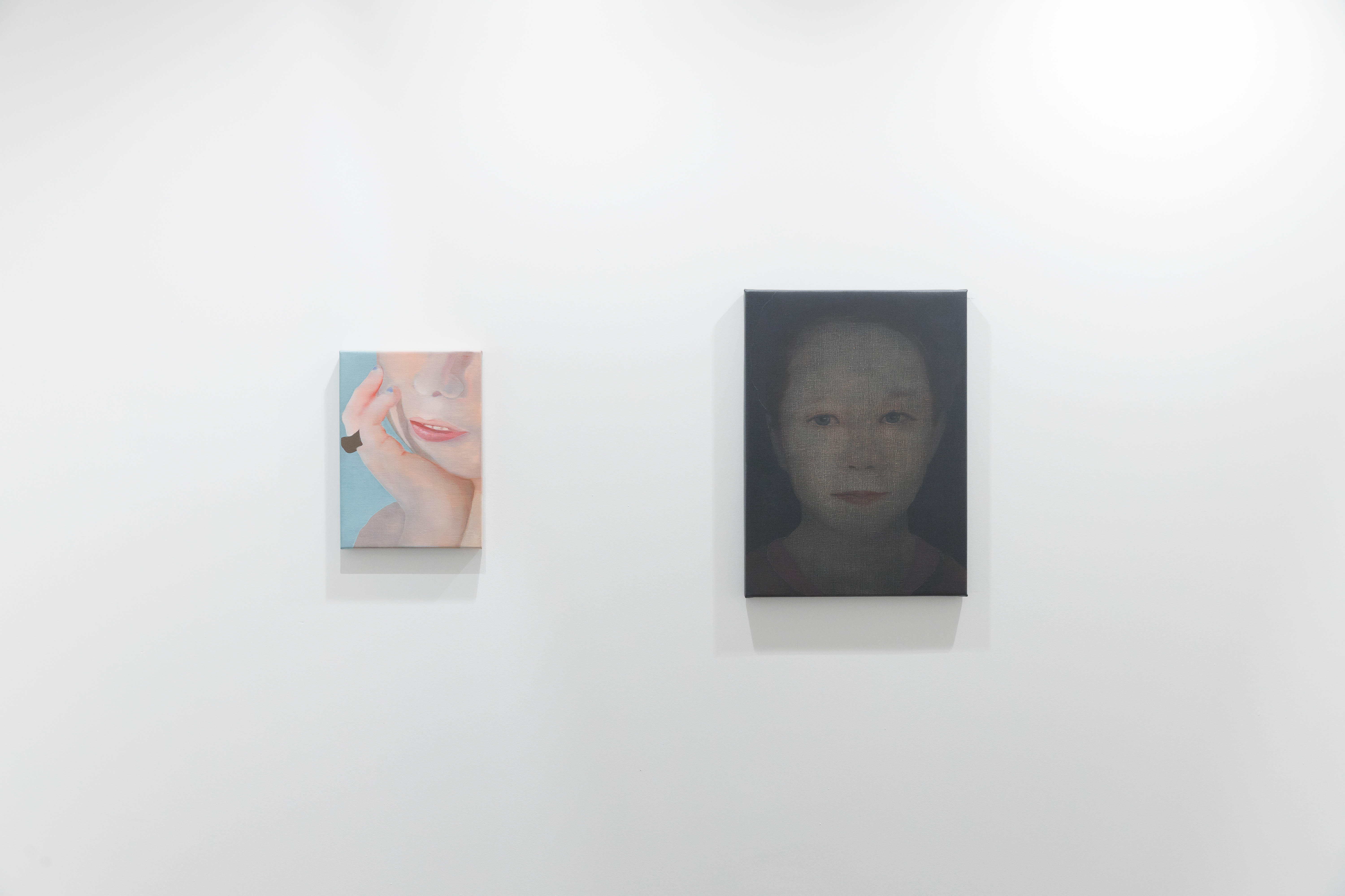 Installation views of 'Kaleidoscope' the inaugural group exhibition at Workplace in 50 Mortimer Street, Fitzrovia, London.