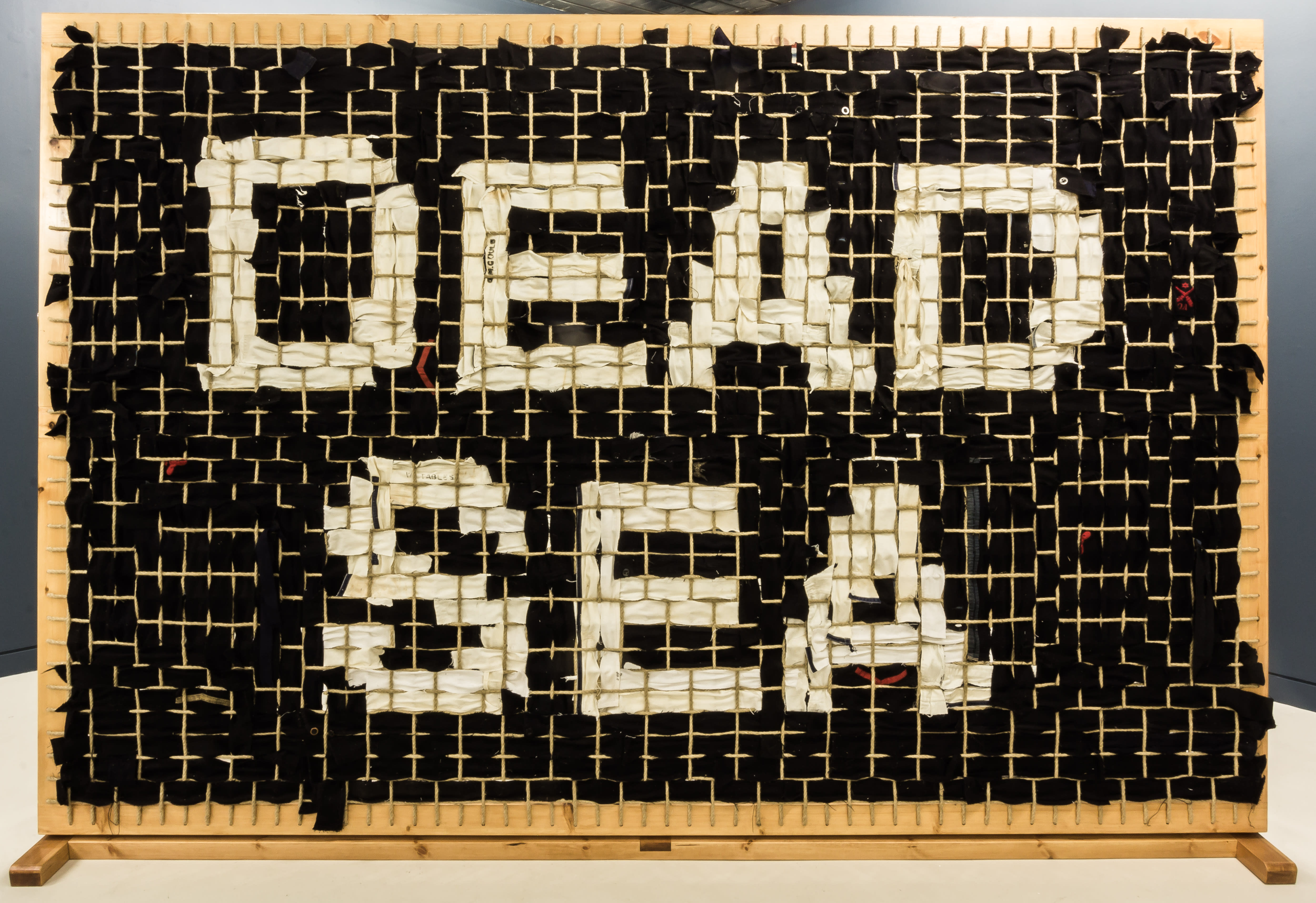 Installation photographs of Matt Stokes' exhibition "Dead Sea Deaf Sea" at Workplace in London in 2017