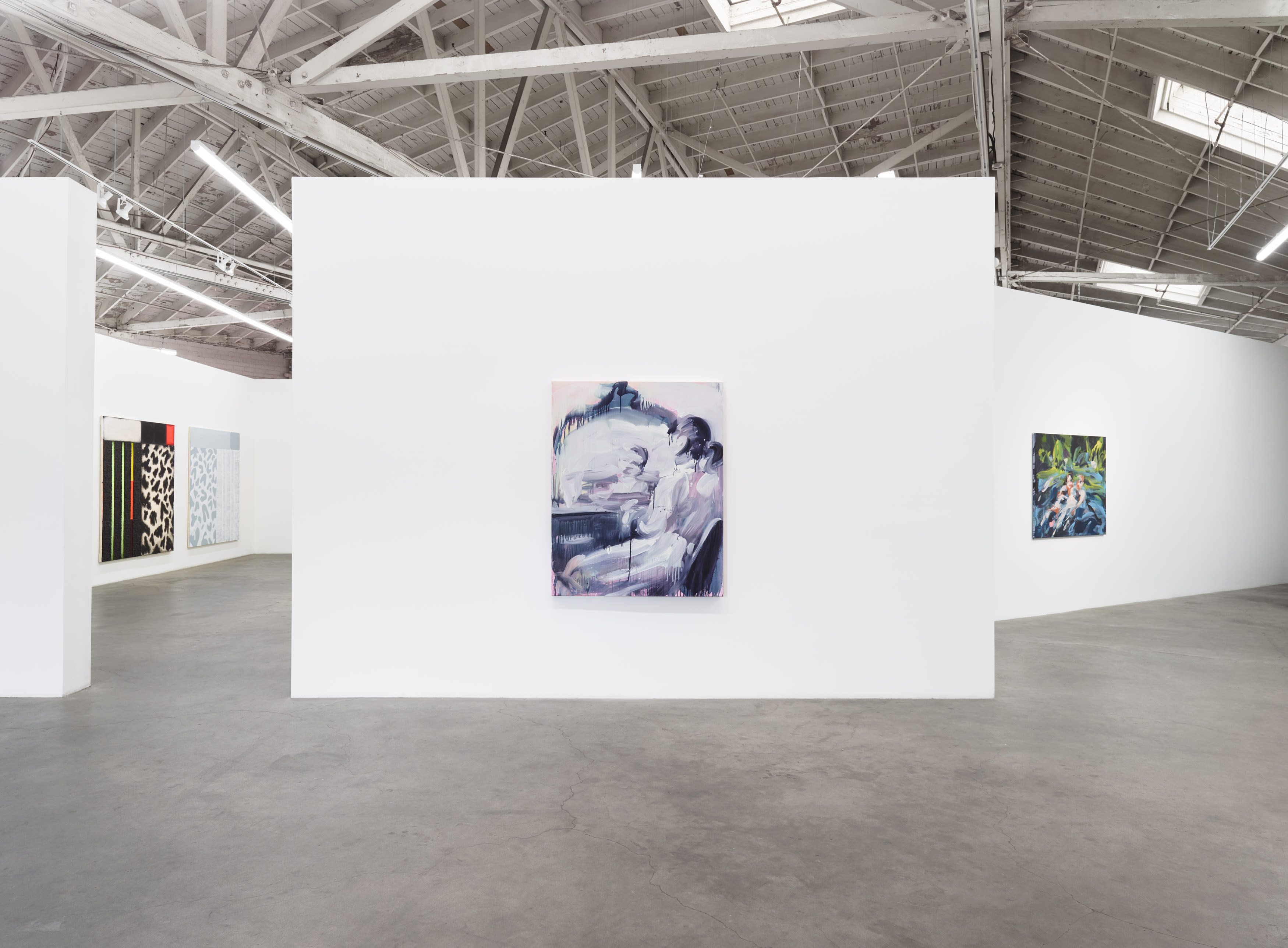 Installation images of Laura Lancaster's solo exhibition at Night Gallery, Los Angeles