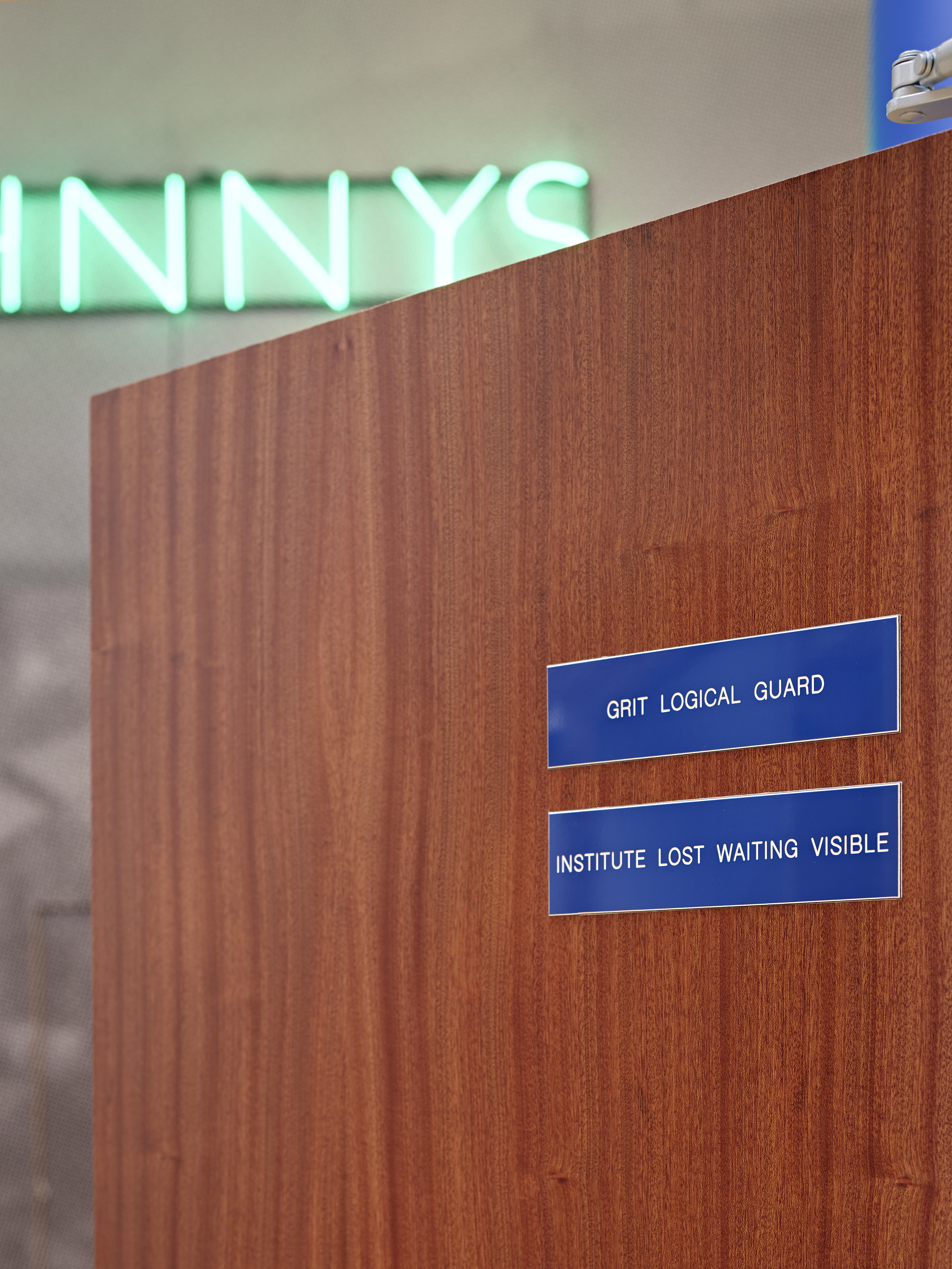 Installation views of Simeon Barclay's solo exhibition 'In the Name of the Father' at South London Gallery in September 2022
