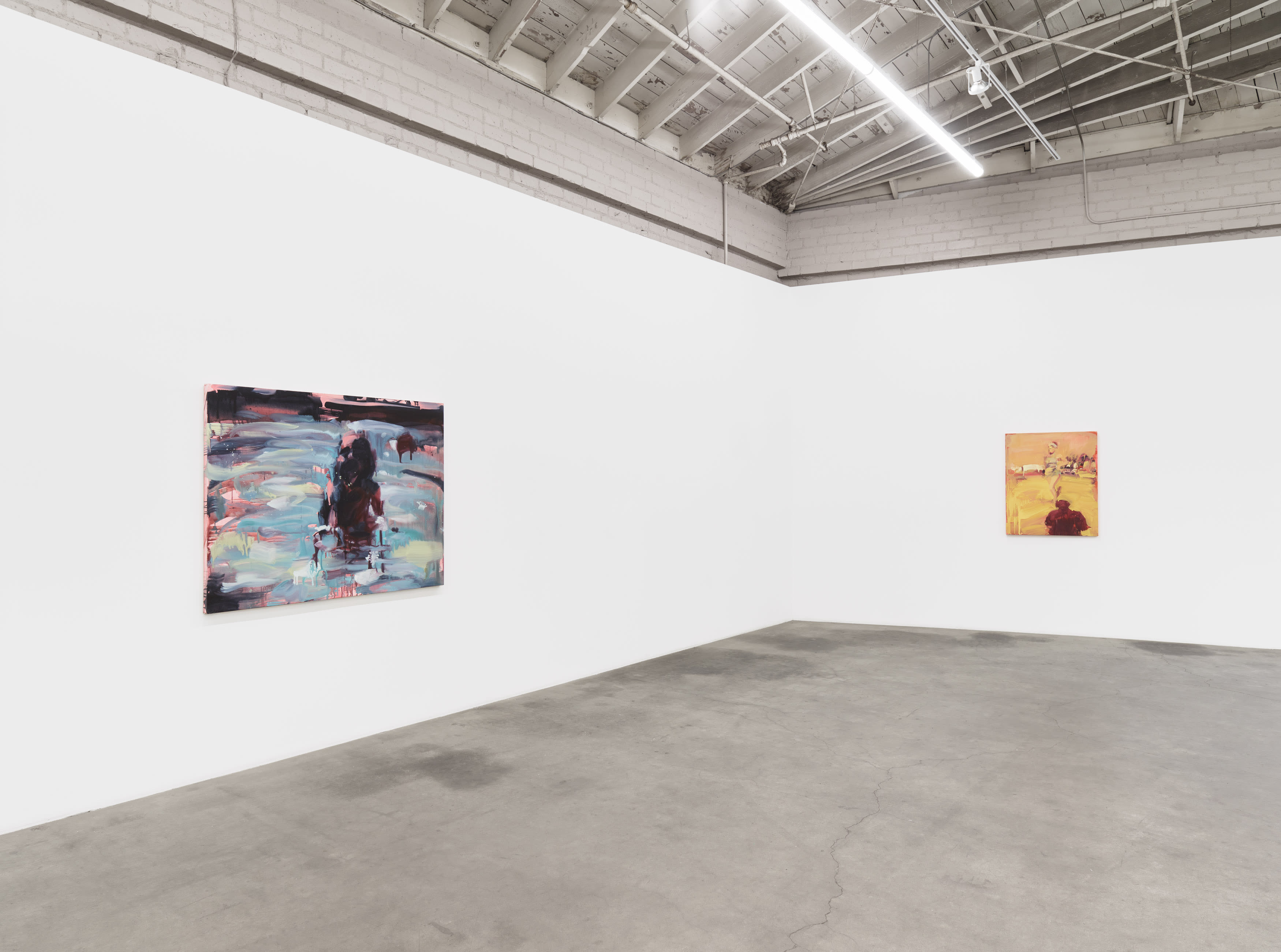Installation images of Laura Lancaster's solo exhibition at Night Gallery, Los Angeles