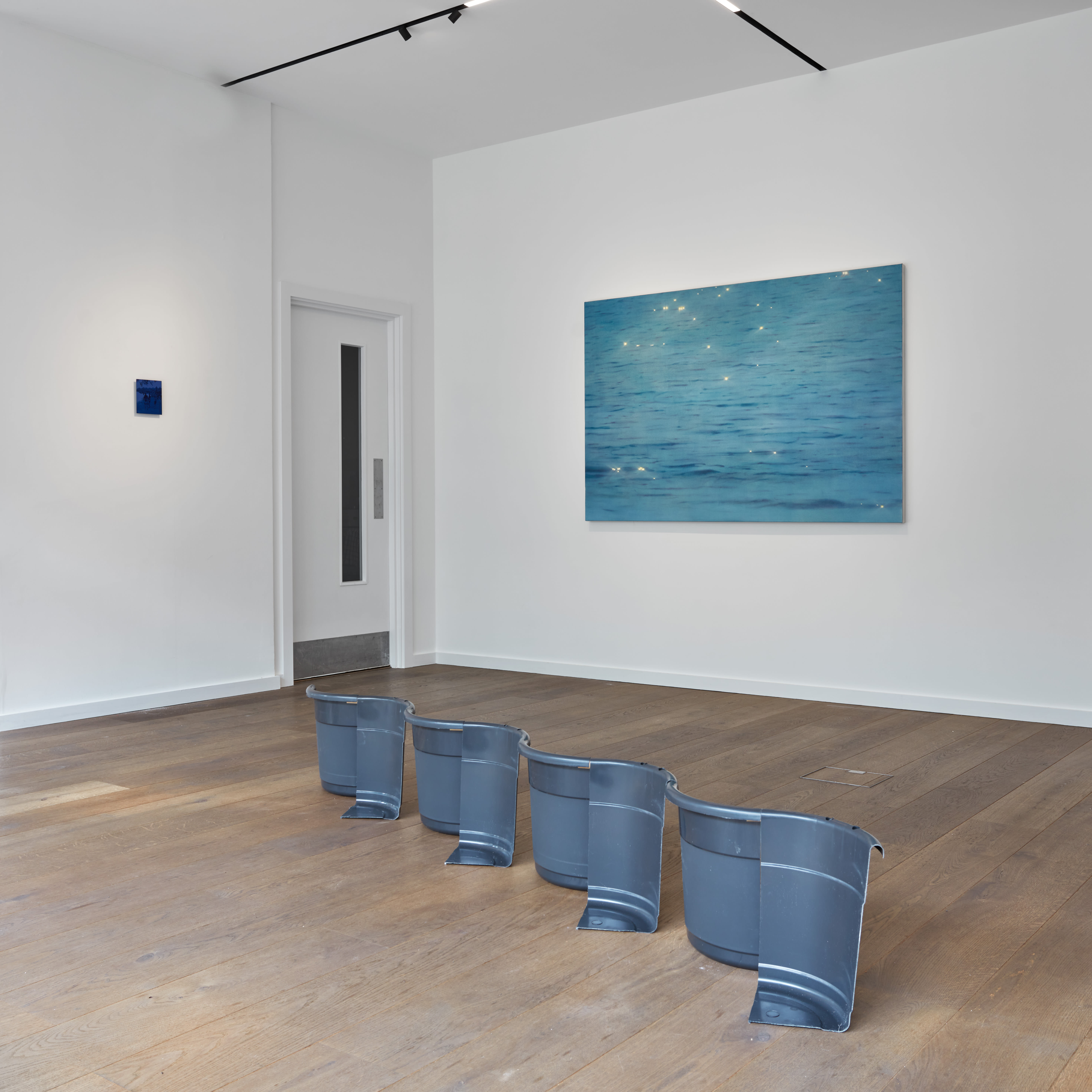 Installation photographs of 'This is Water' a group exhibition at Workplace | London