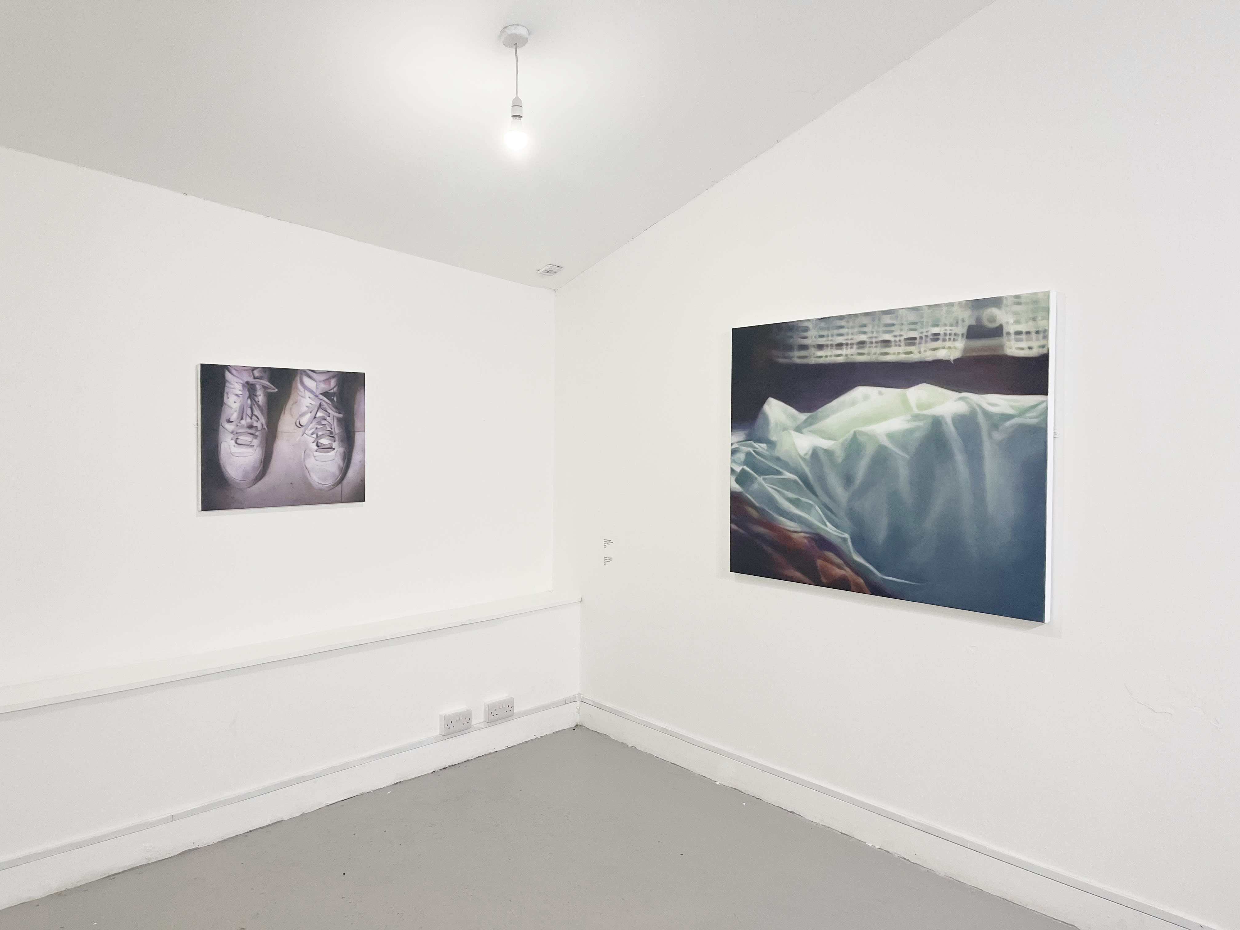 Installation images of Rachel Lancaster's exhibition at Elysium Gallery, Swansea