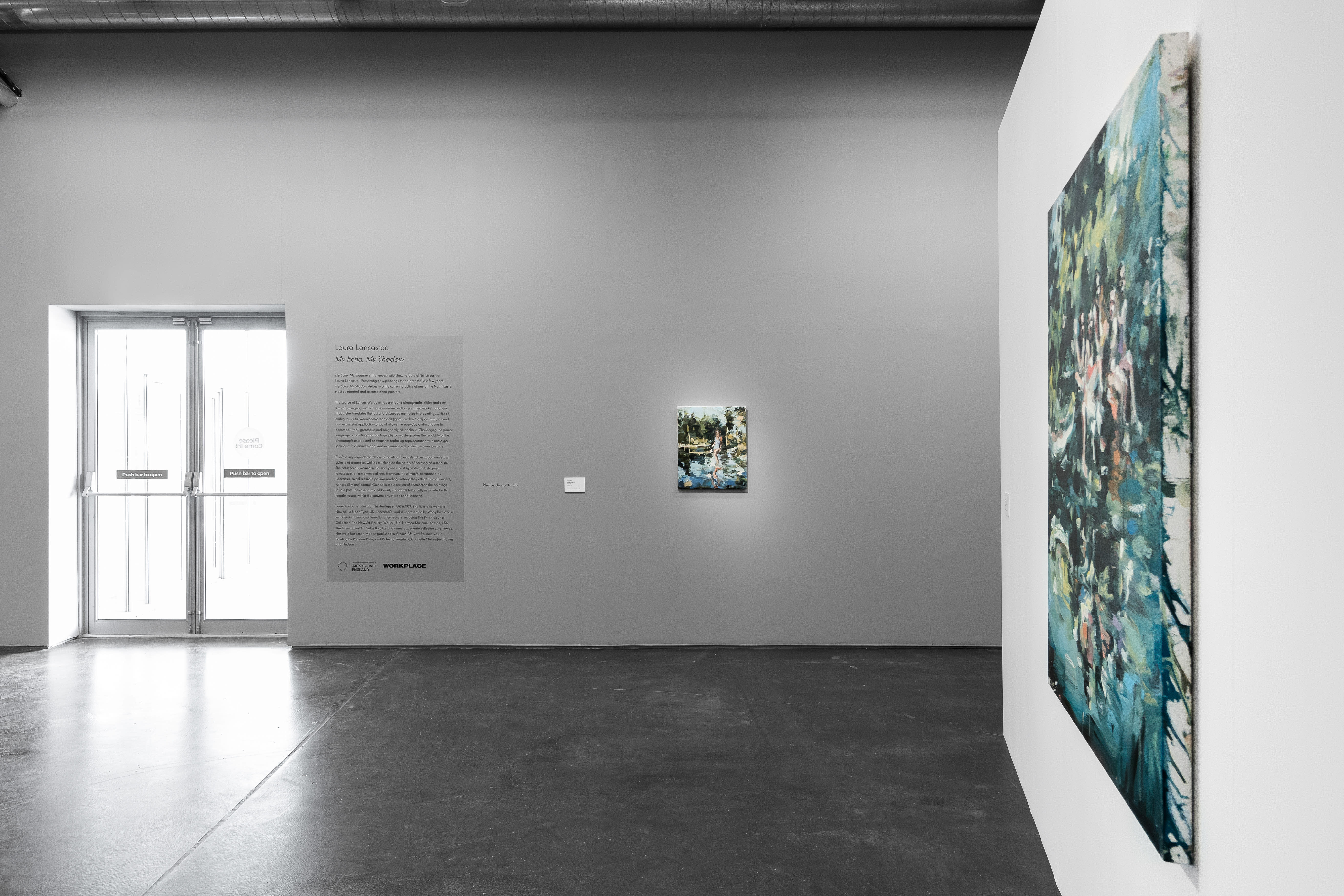 Installation photographs of Laura Lancaster's exhibition 'My Echo, My Shadow' at Northern Gallery for Contemporary Art, Sunderland