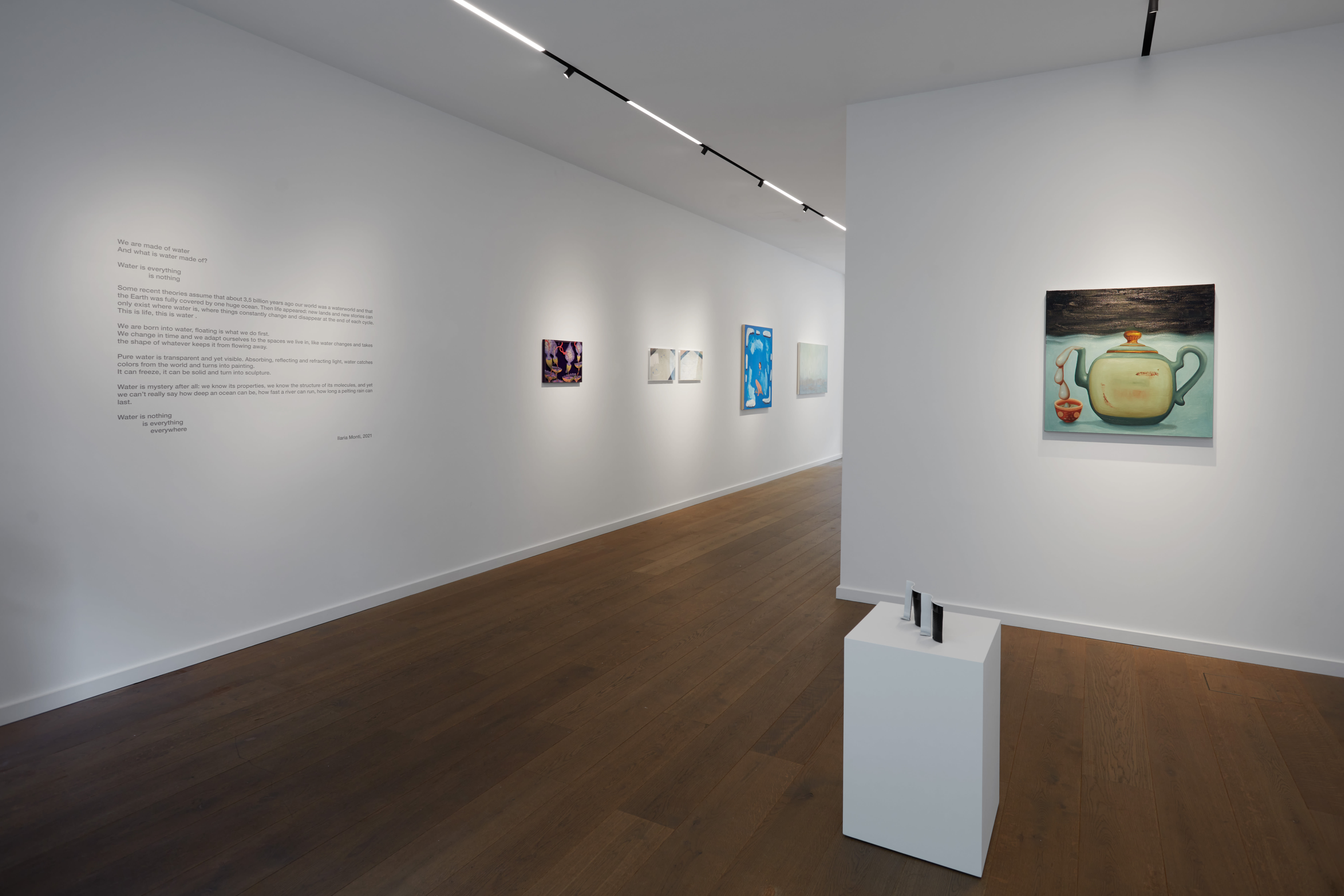Installation photographs of 'This is Water' a group exhibition at Workplace | London