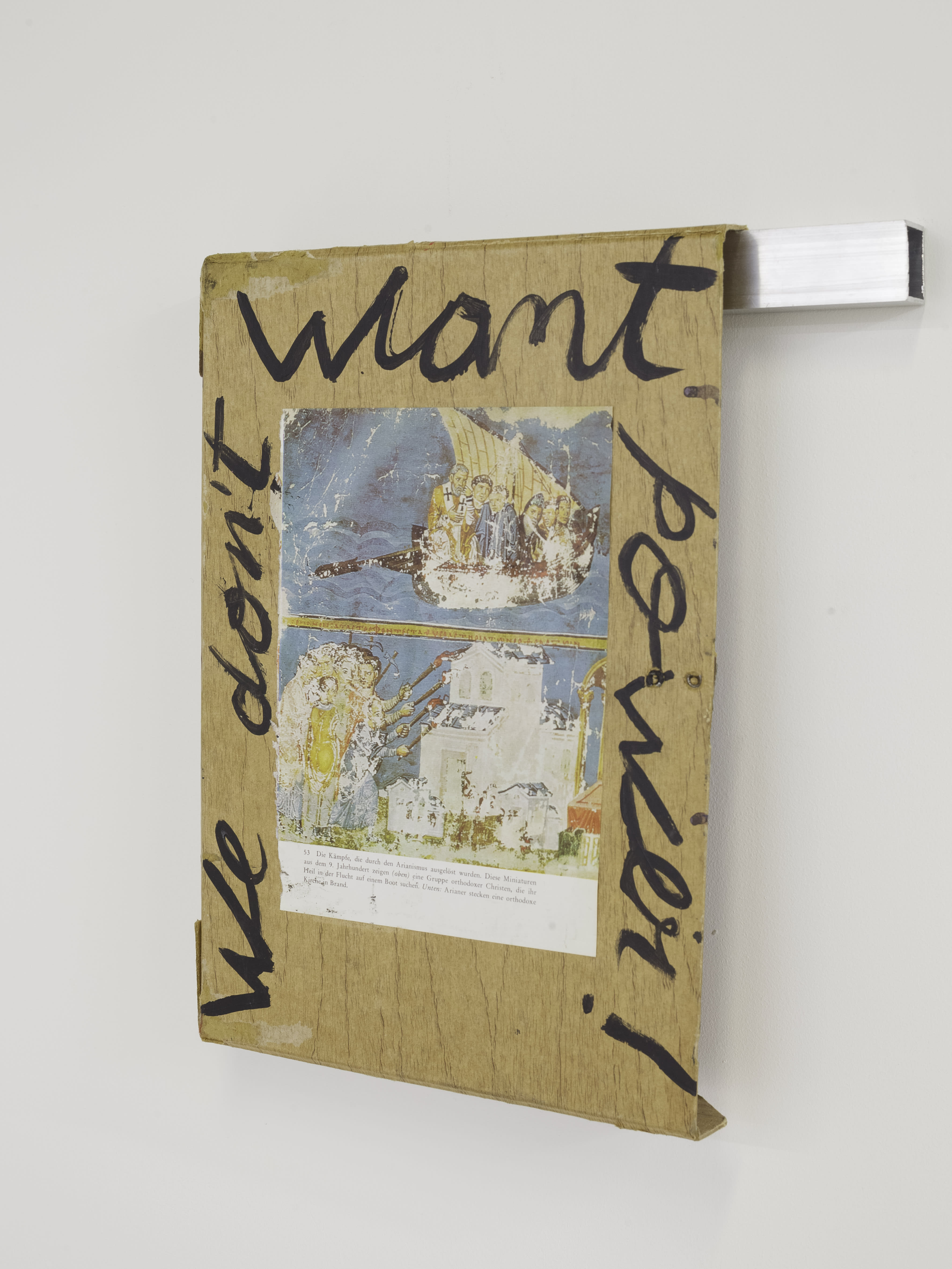 installation shots of Hugo Canoilas' exhibition at Workplace London