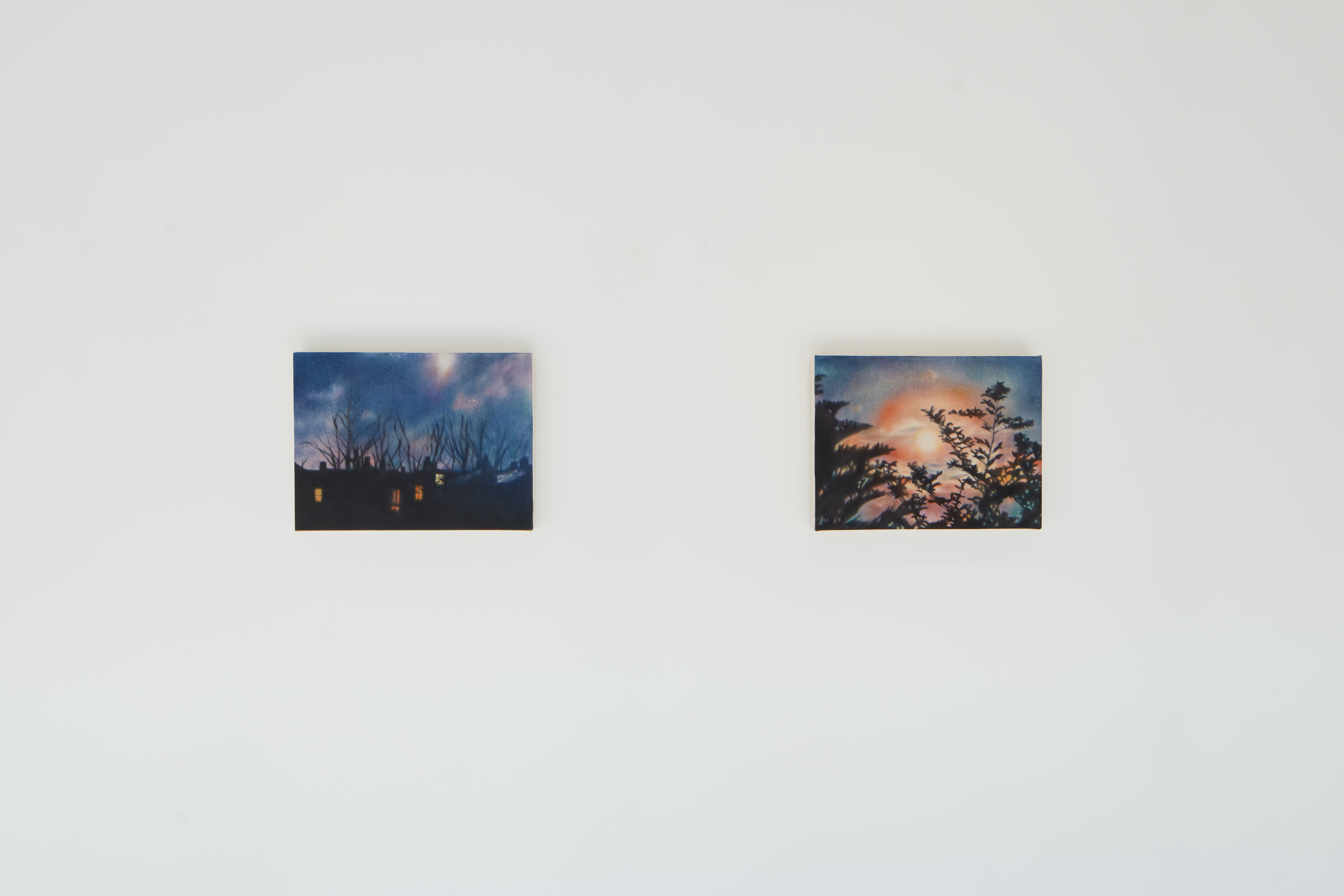 Install images of James Prapaithong's exhibition 'A Year Ago Today' at Workplace | London
