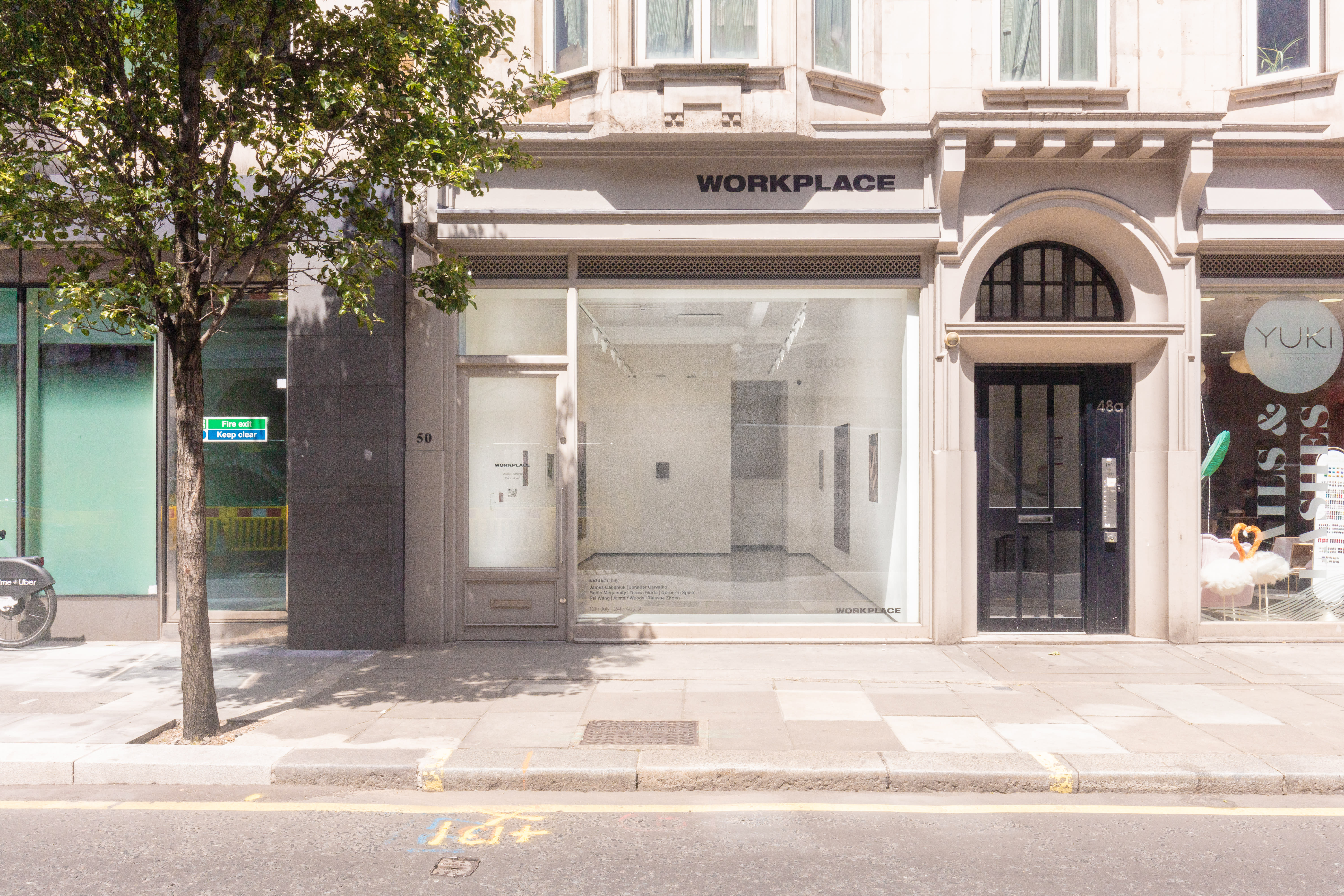 Documentation of 'and still i may' 12 July - 24th August, at Workplace | London