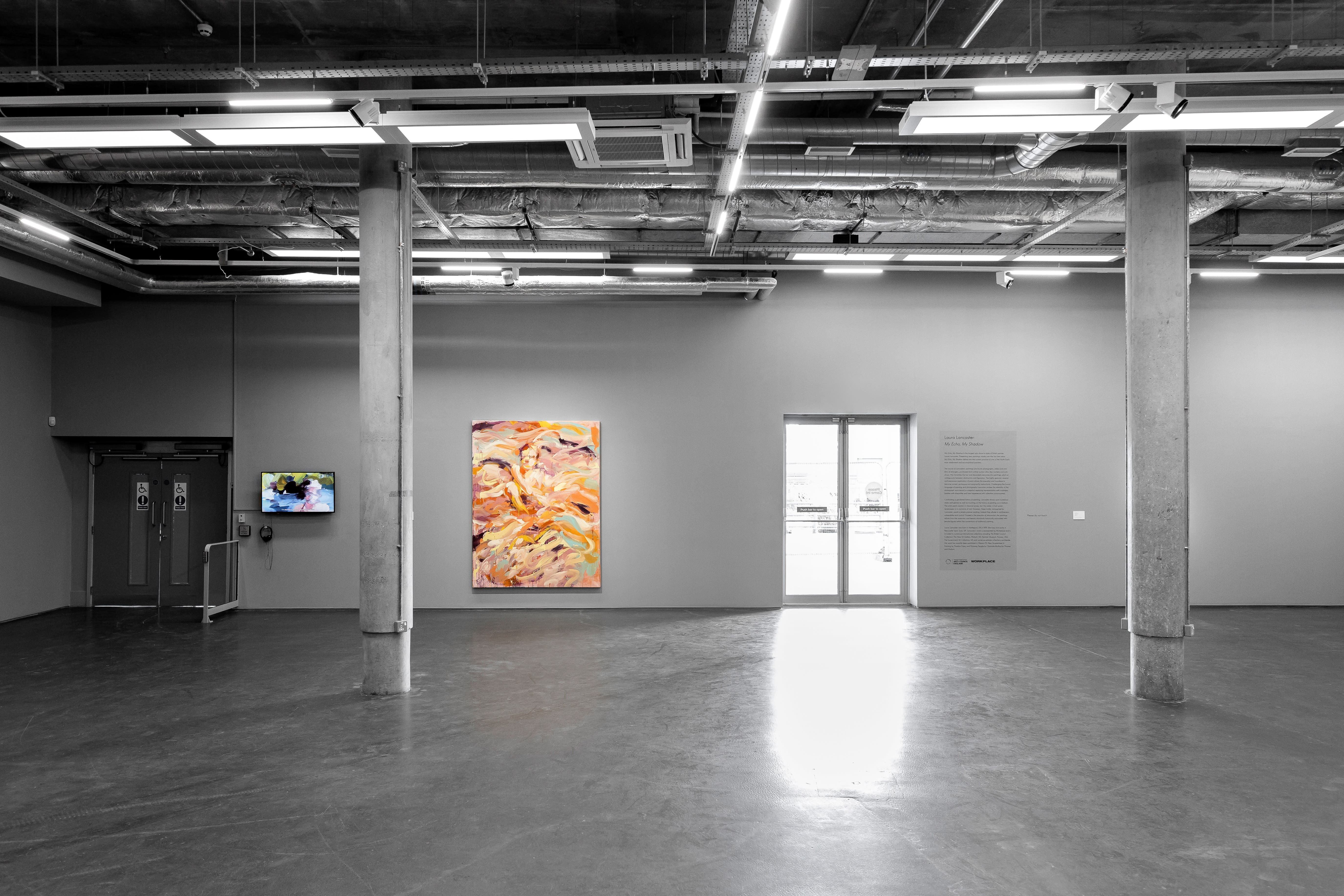 Installation photographs of Laura Lancaster's exhibition 'My Echo, My Shadow' at Northern Gallery for Contemporary Art, Sunderland